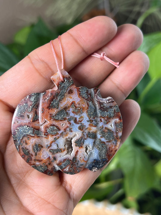 Marcasite Pumpkin Ornament