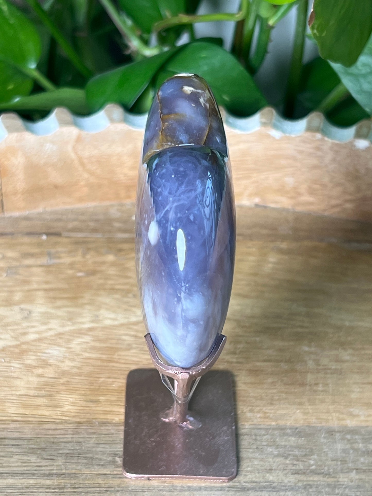 Purple Chalcedony Heart: PD