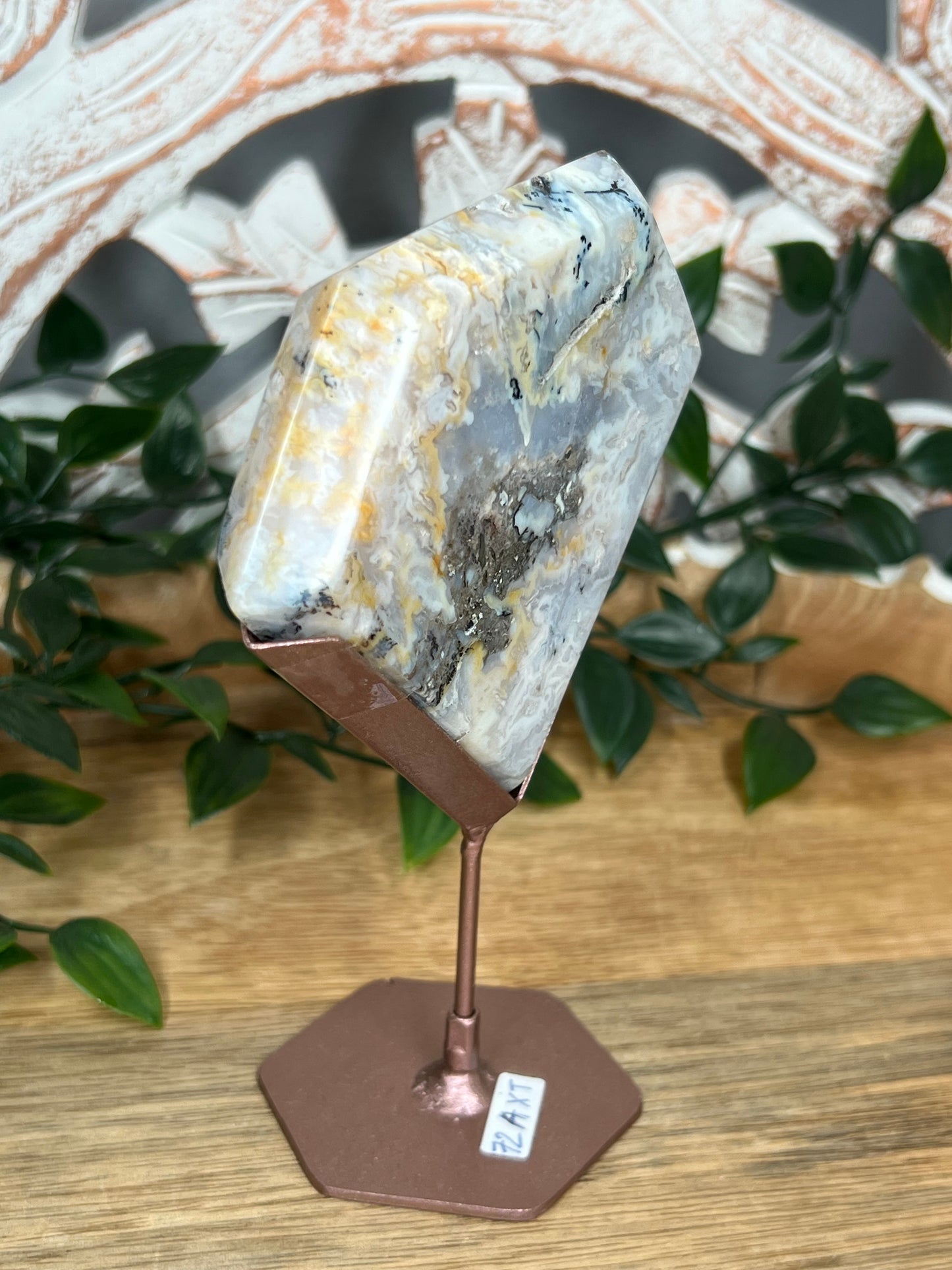 Dendritic Tiger Agate Diamond