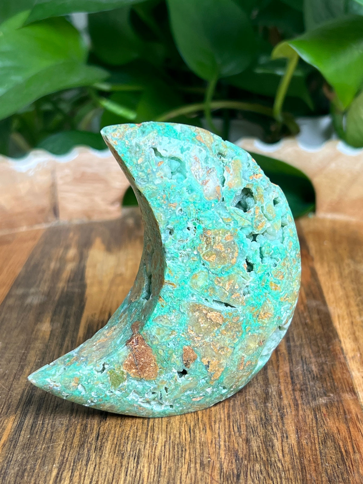 Smithsonite Self Standing Moon: PC