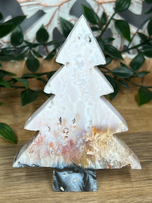 Rainbow Plume Agate Tree