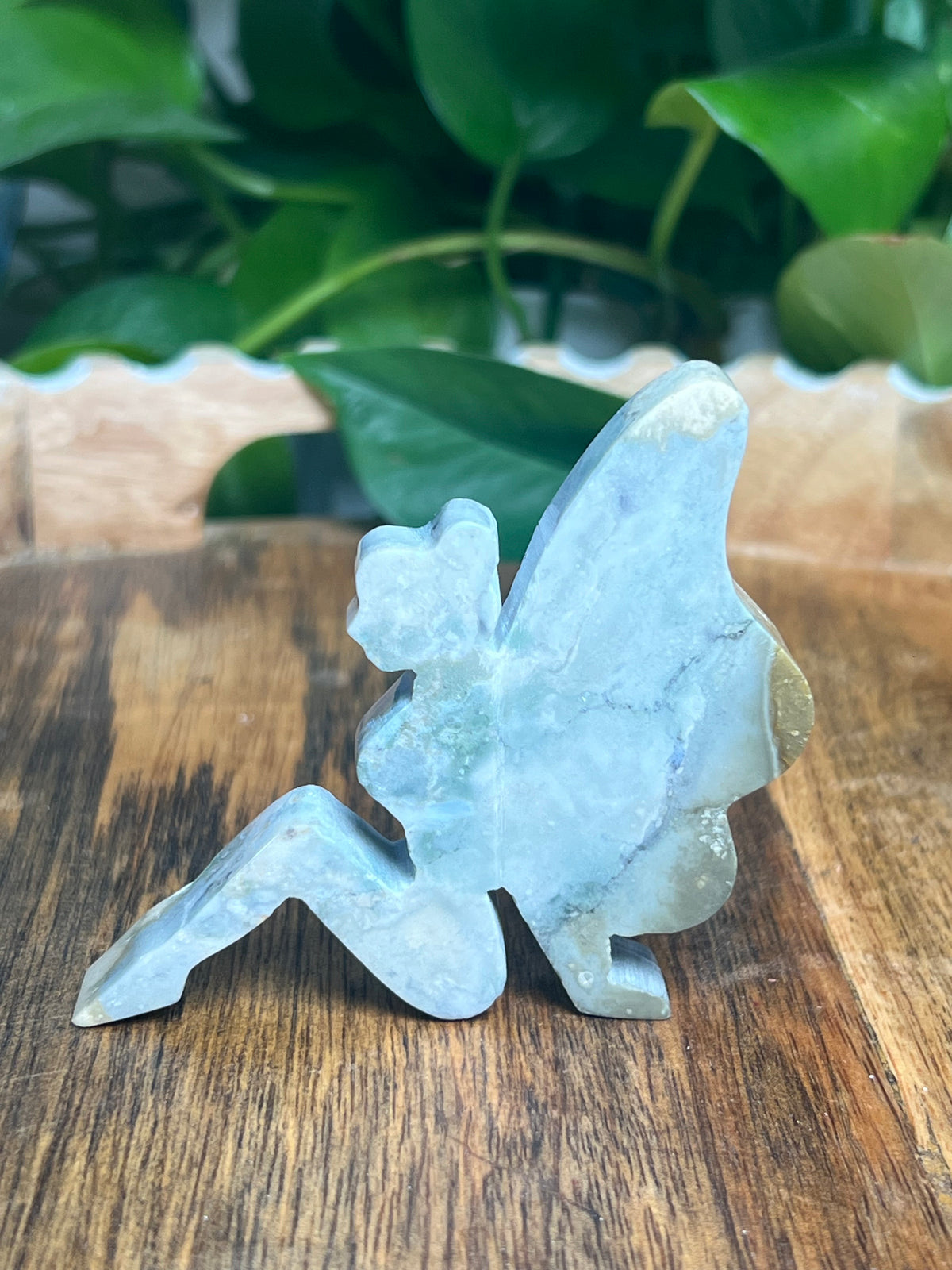 Blue Green Jasper Pixie Fairy: HV