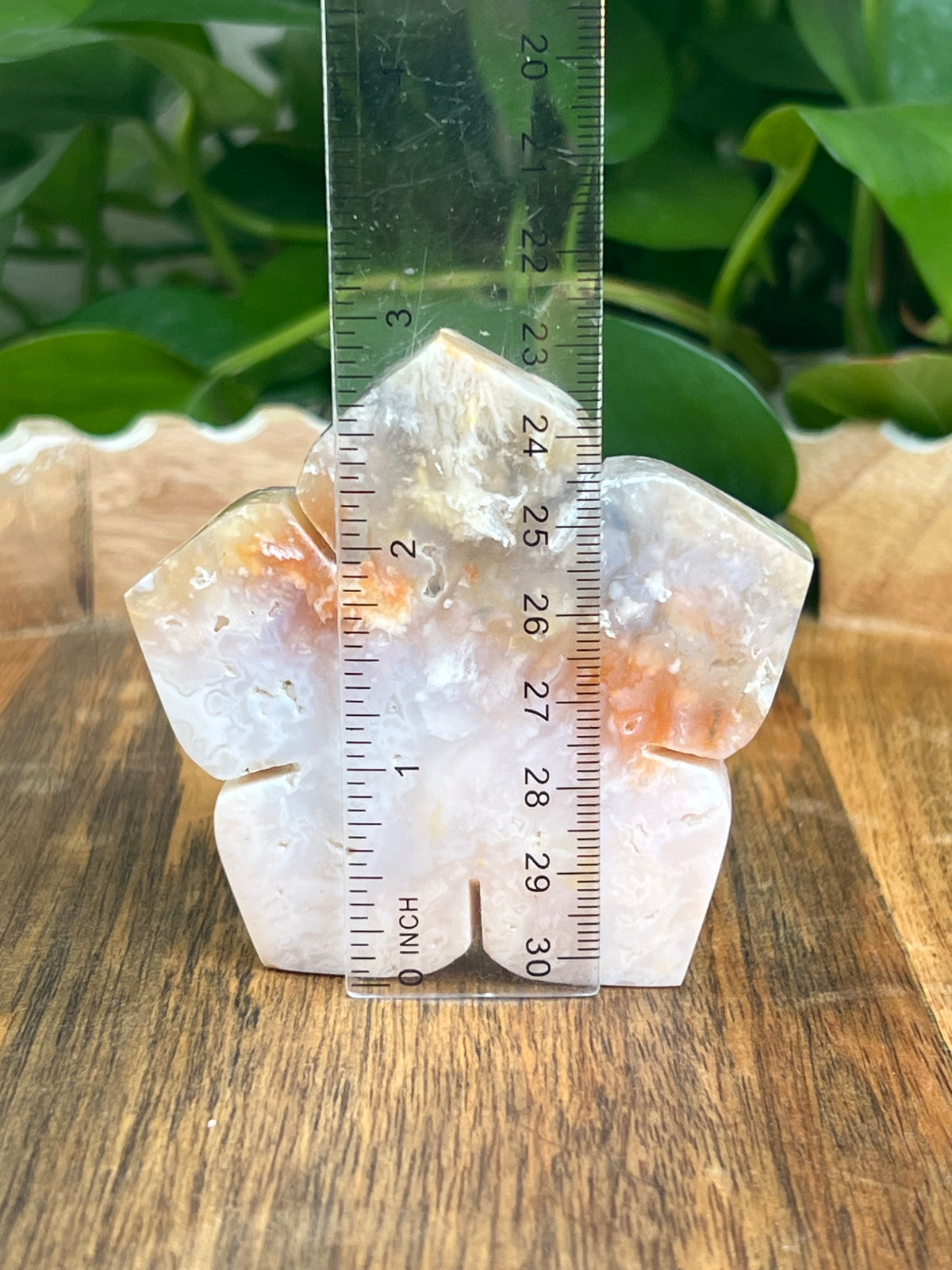 Rainbow Plume Agate Flower: PC