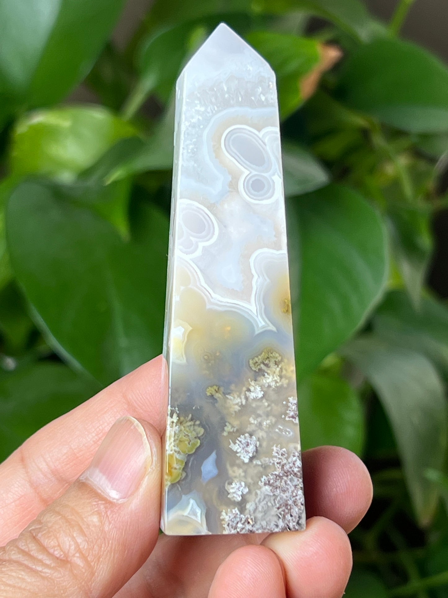 Scenic Moss Agate Tower
