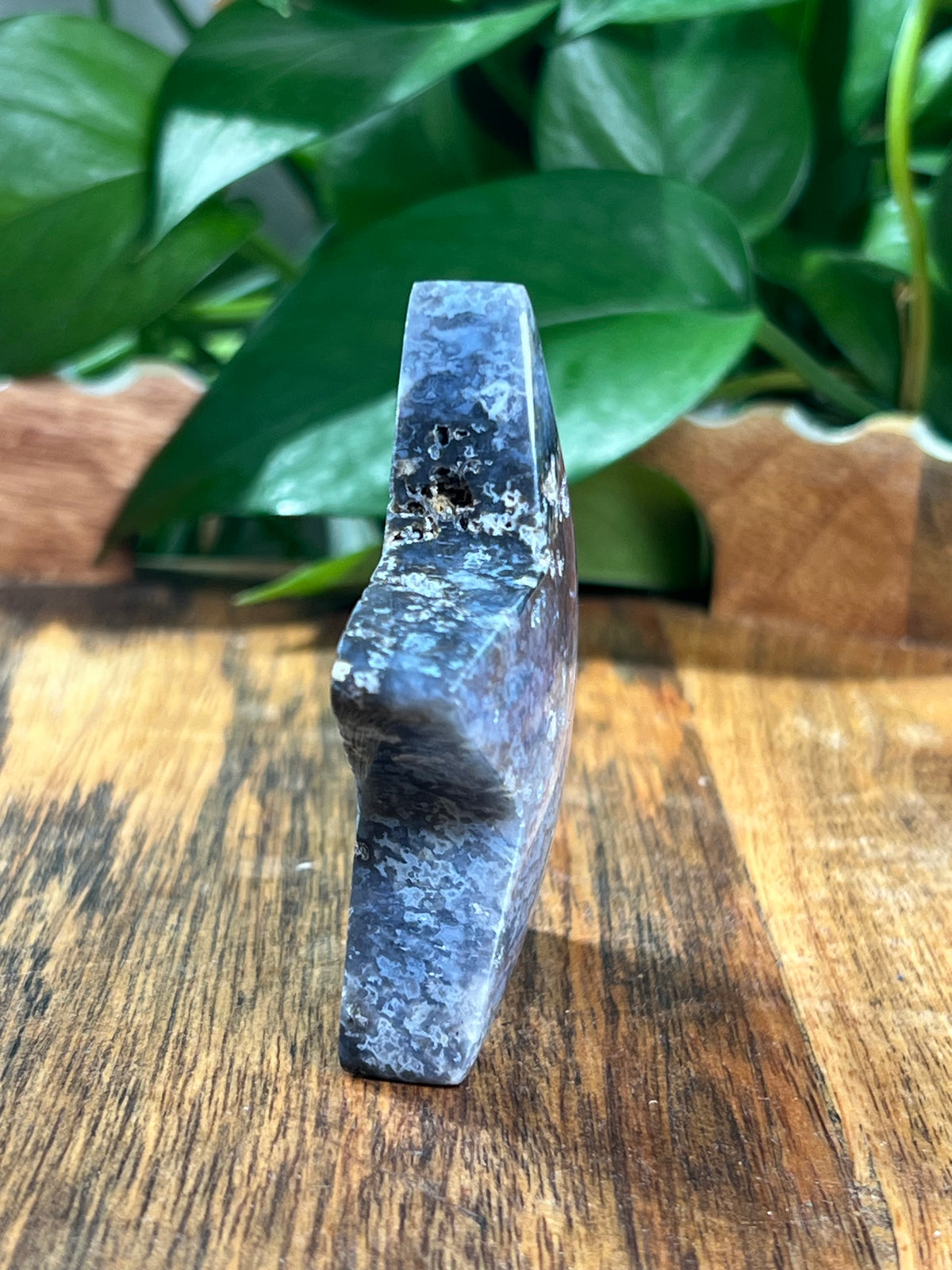 Blue Plume Agate Star: BC
