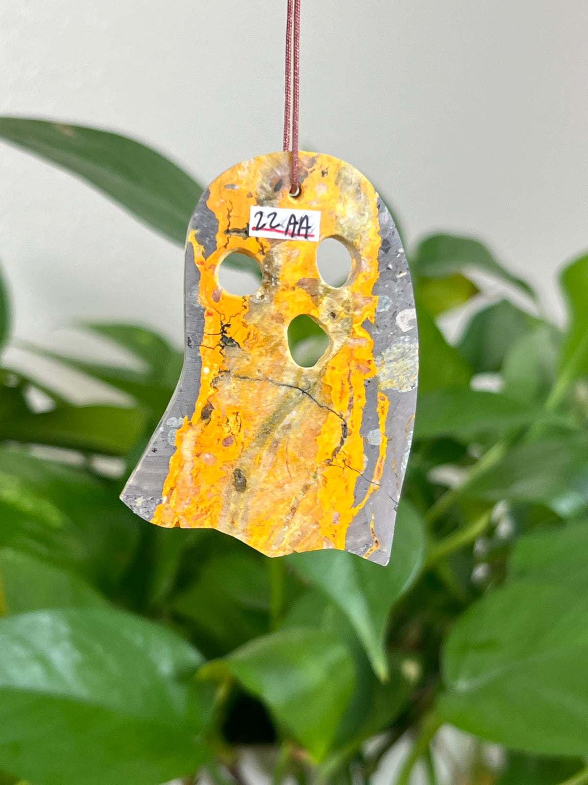 Bumblebee Jasper Ghost Ornaments