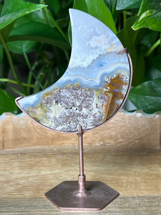 Scenic Moss Agate Moon: DL