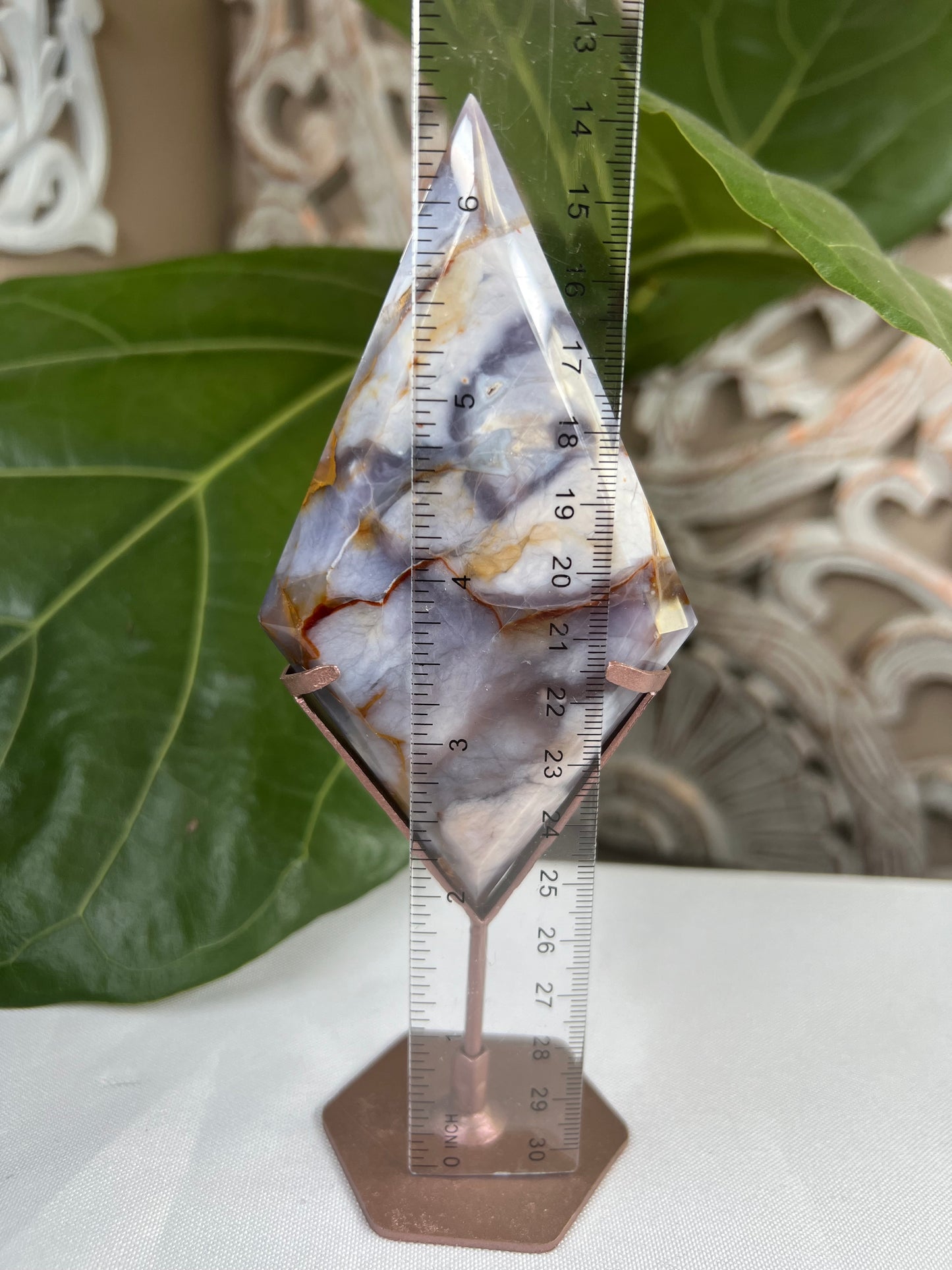 Purple Chalcedony Diamond