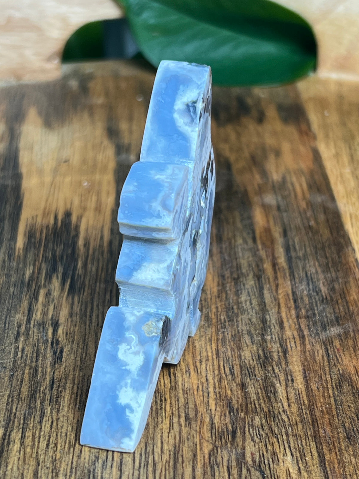 Blue Plume Agate Pixie Fairy: PQ