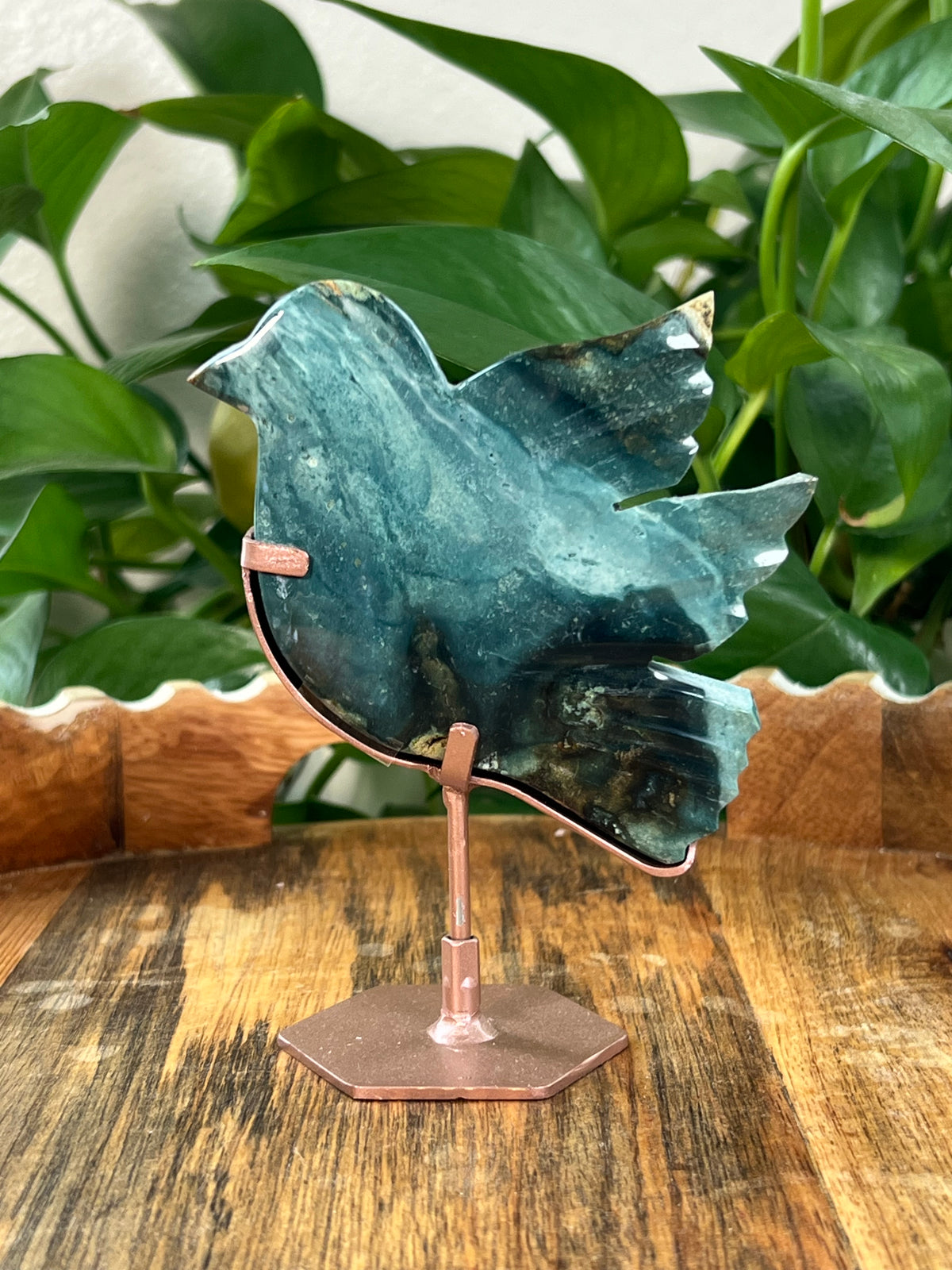 Blue Green Jasper Birds