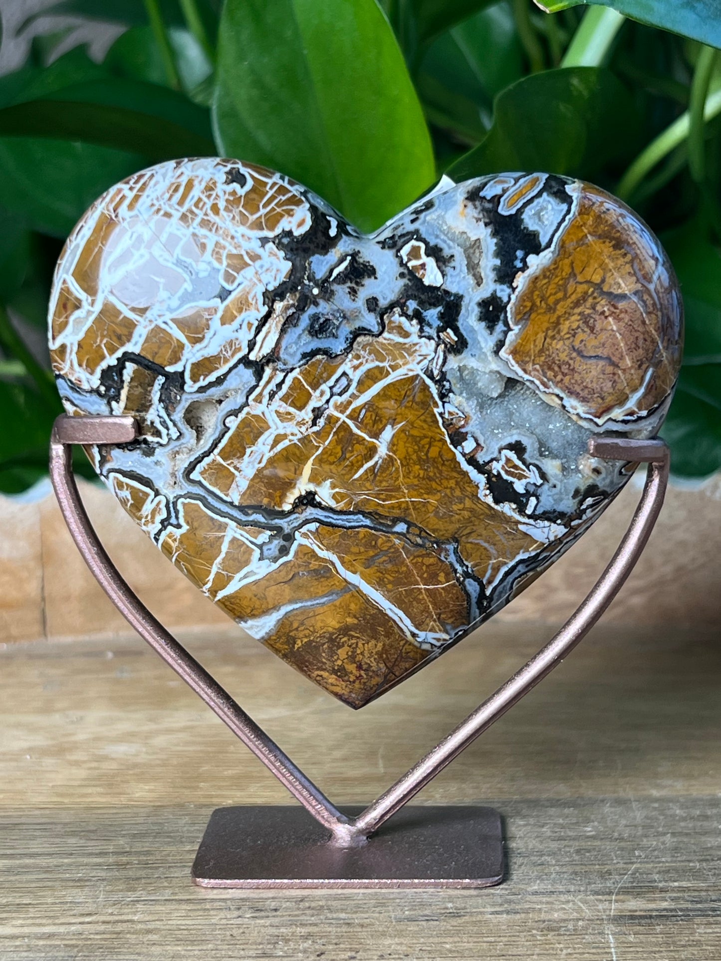 Brecciated Jasper Heart