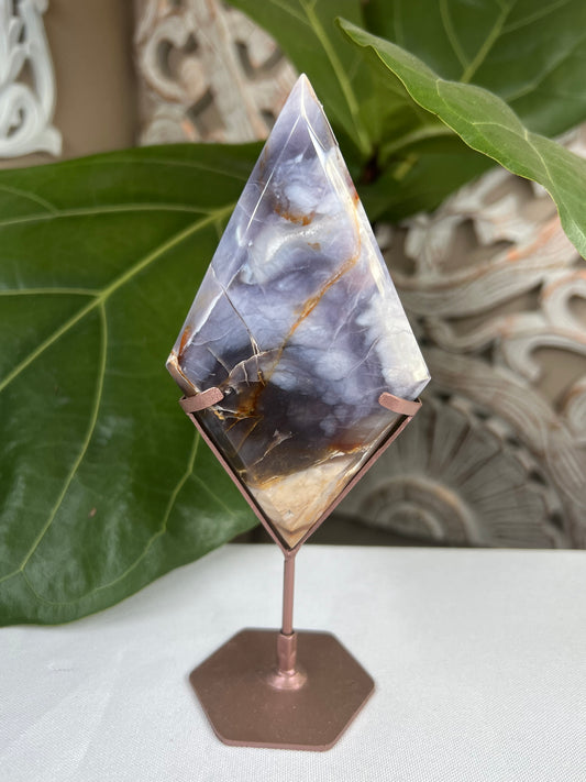 Purple Chalcedony Diamond