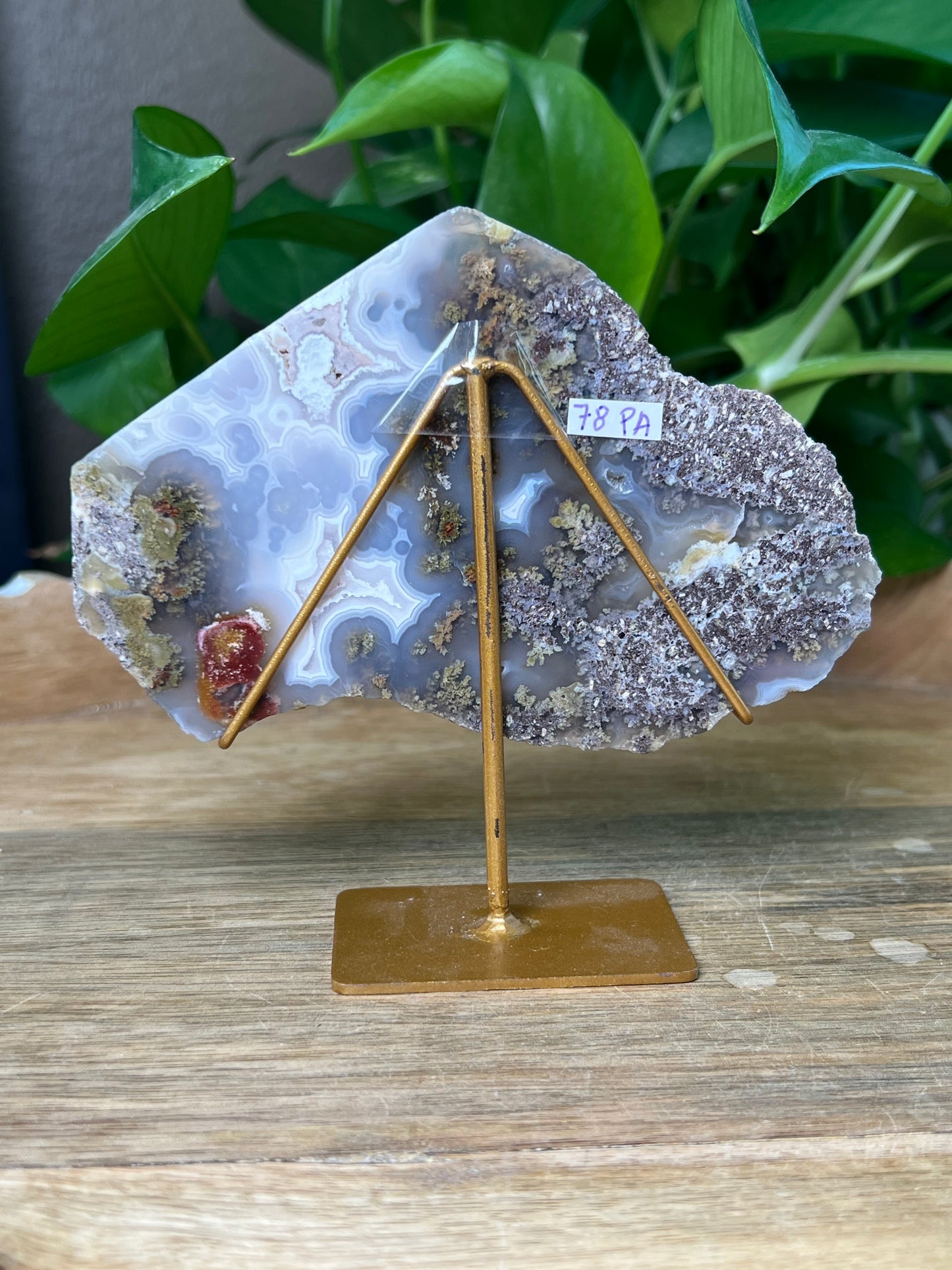 Scenic Moss Agate Slab