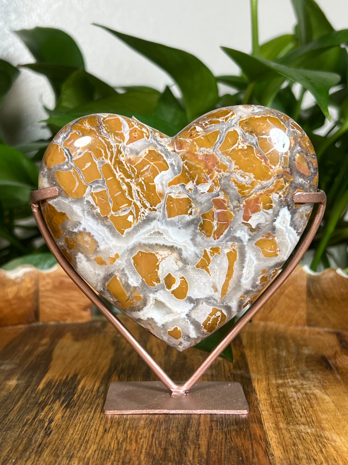Brecciated Jasper Heart: DH