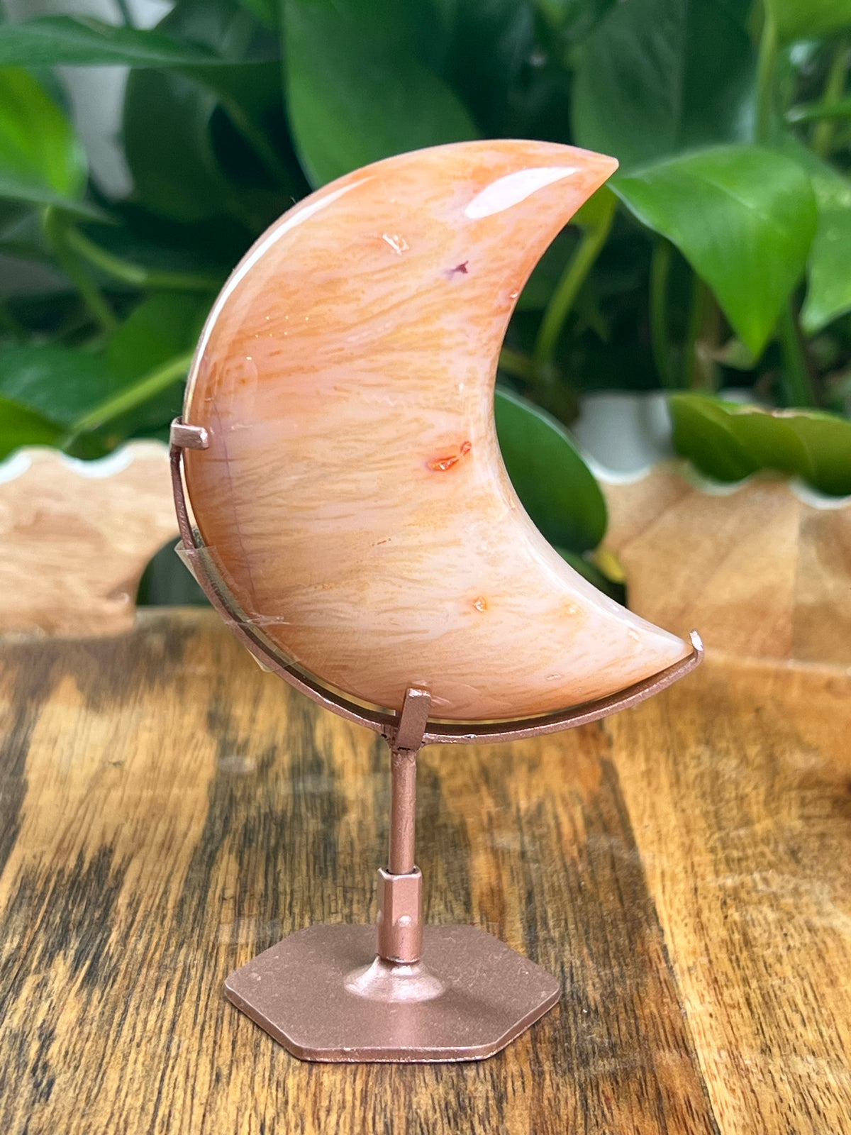 Carnelian Mini Puffy Moon: S
