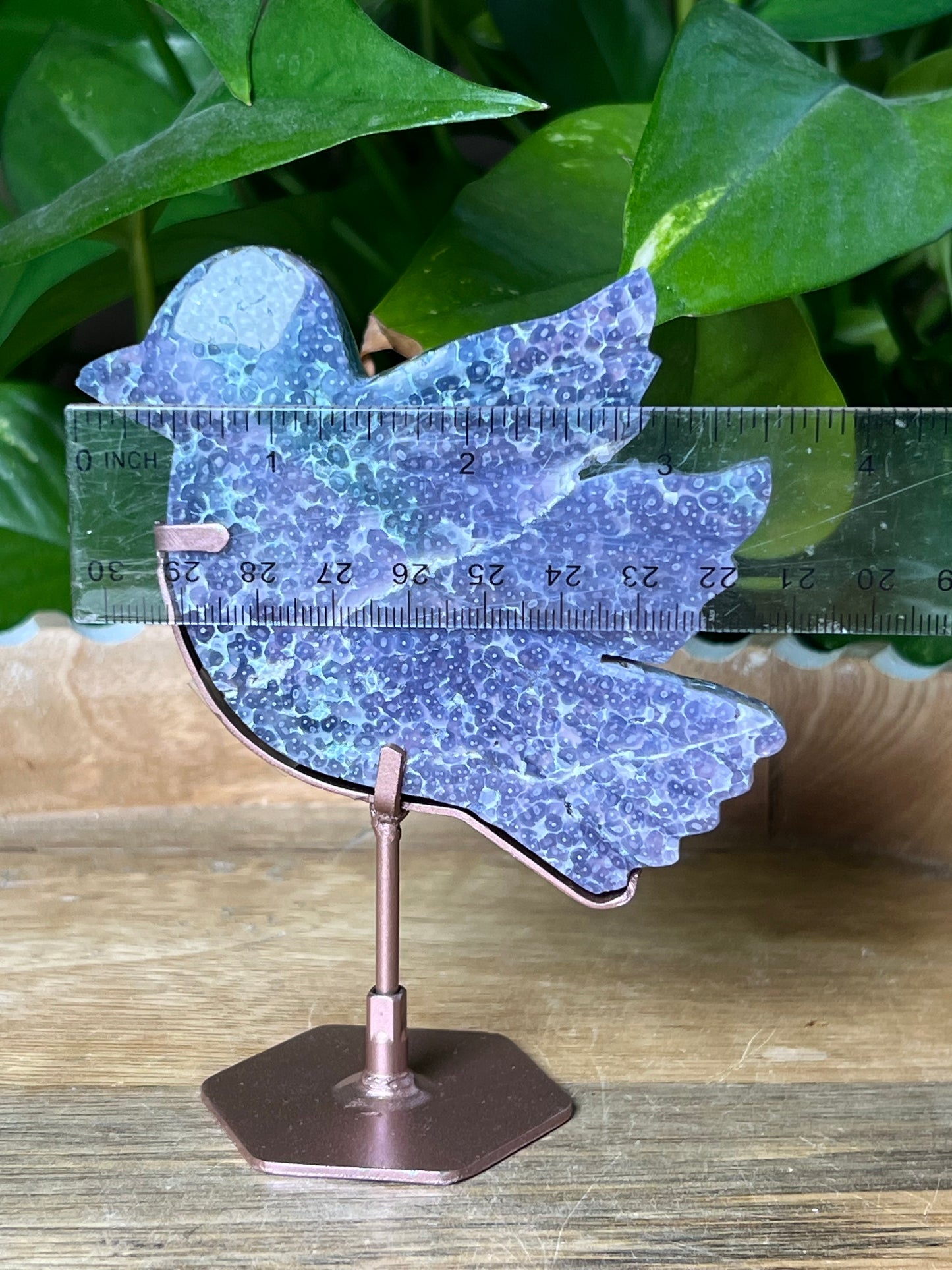 Grape Agate Bird