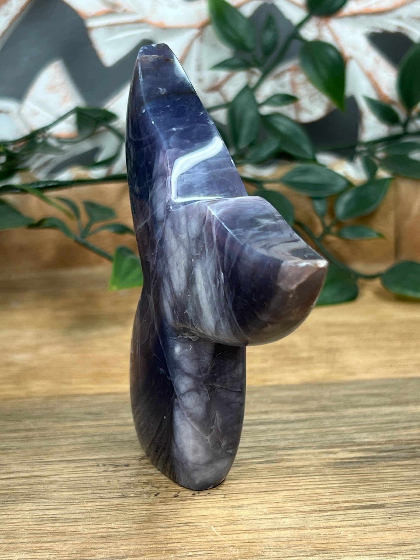 Purple Chalcedony Tail