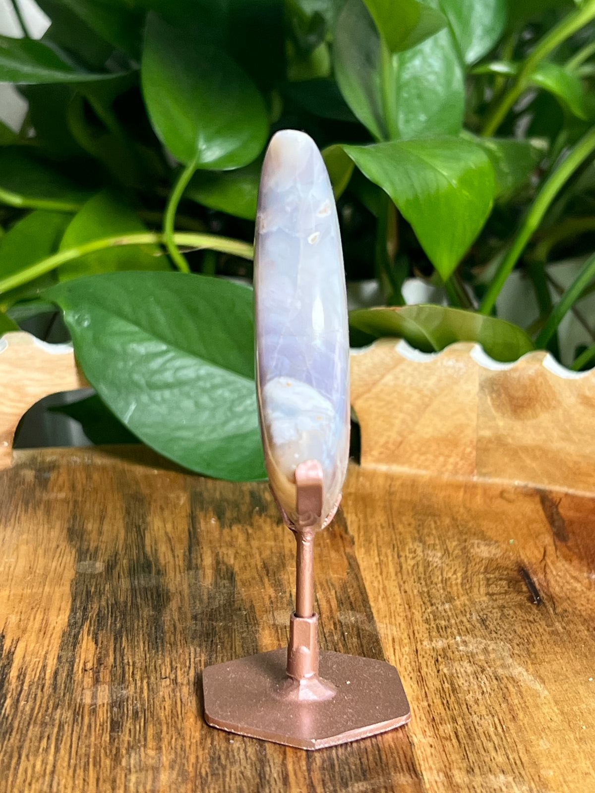 Sumatra Plume Agate Moon: RZ
