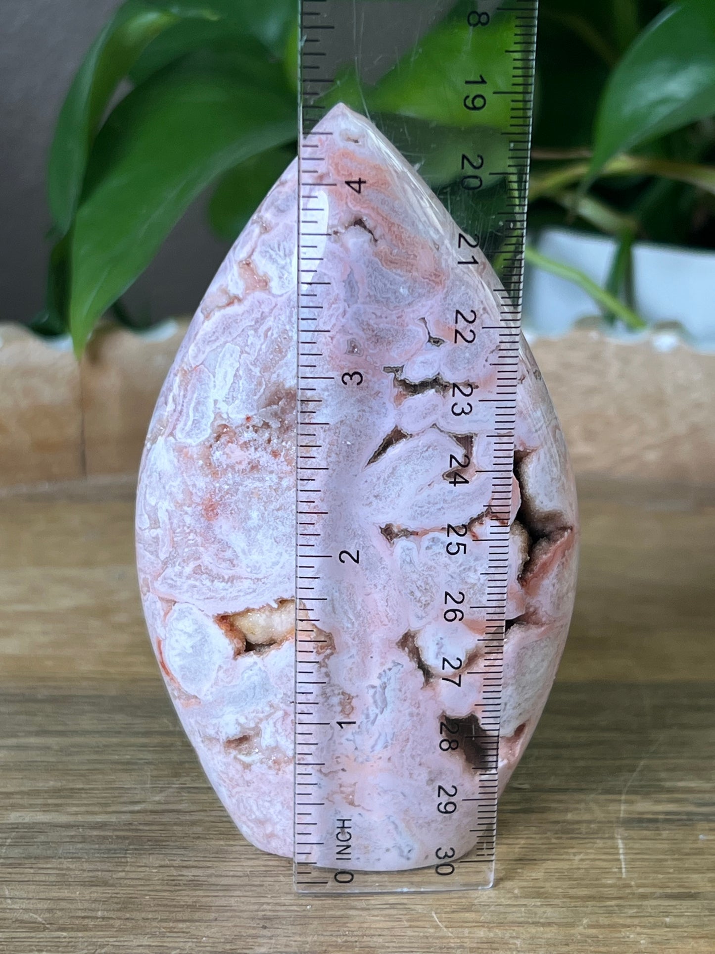 Pink Carnelian Flame