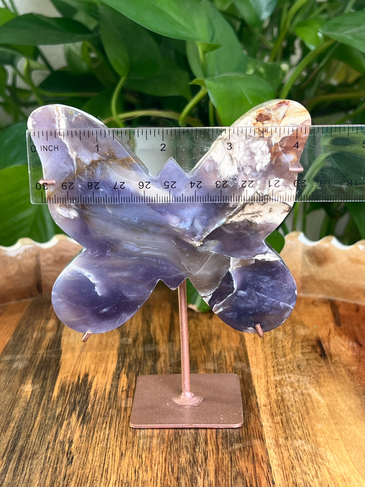 Purple Chalcedony Butterfly: M