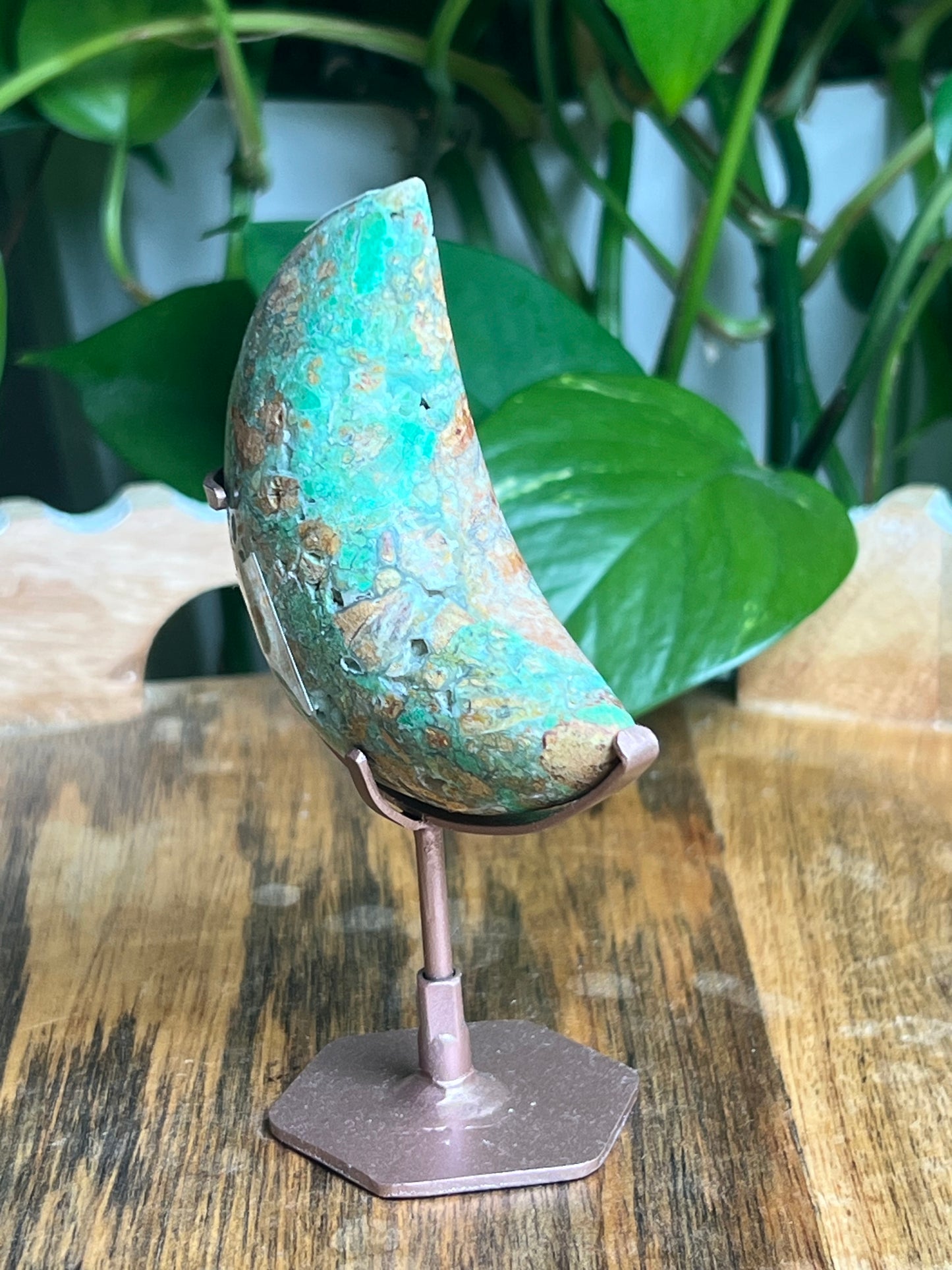 Smithsonite Mini Puffy Moon: AB
