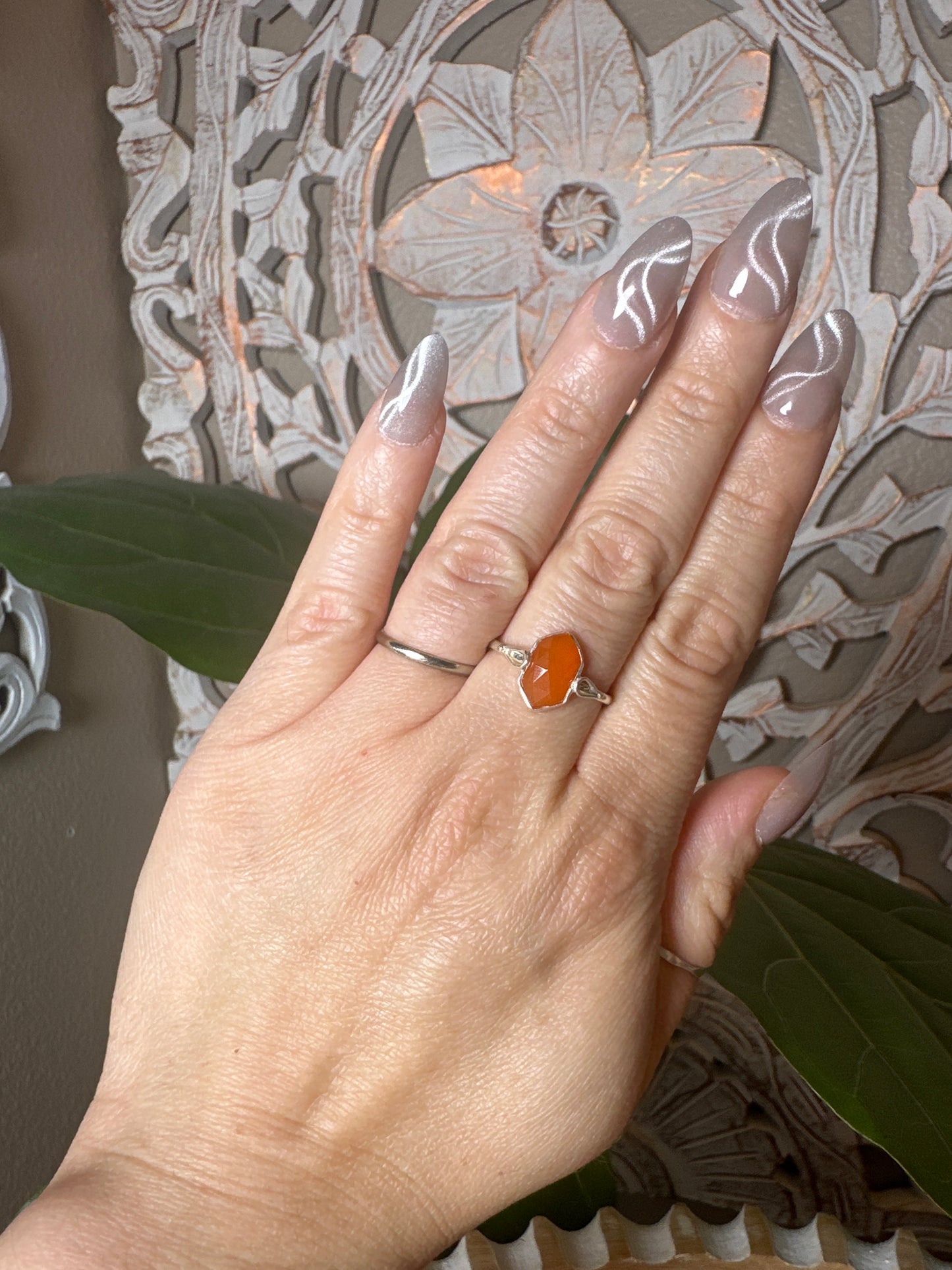 Carnelian Ring-Faceted