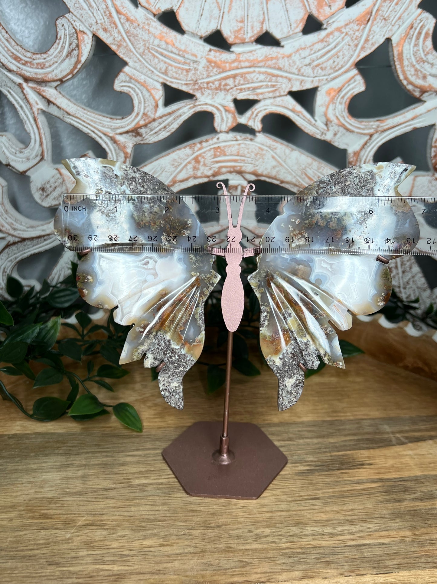 Scenic Moss Agate Wings