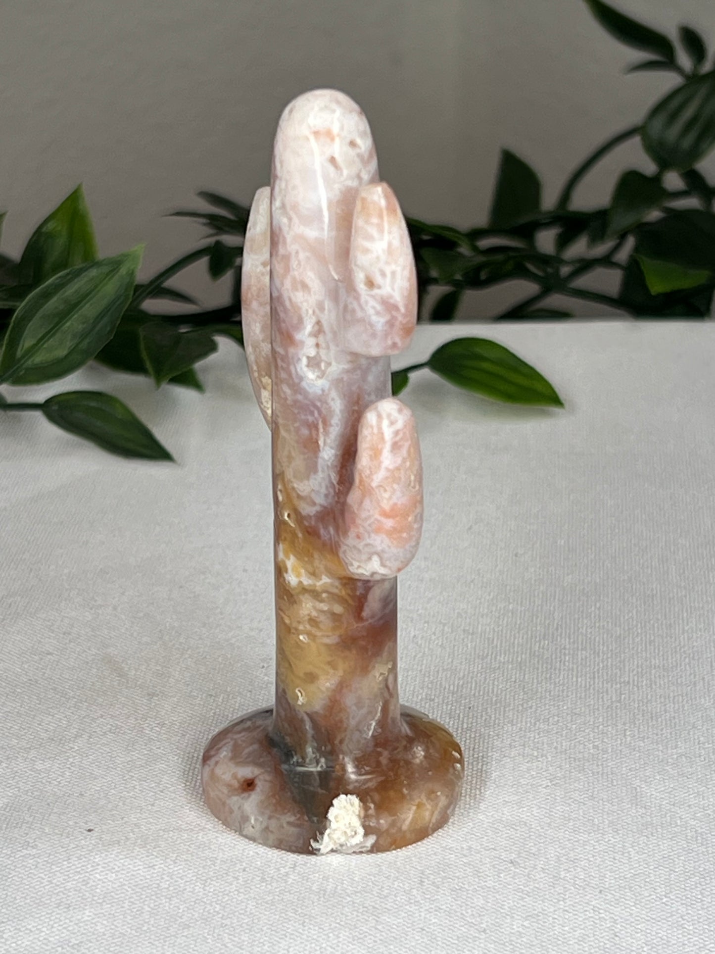 Rainbow Plume Agate Cactus