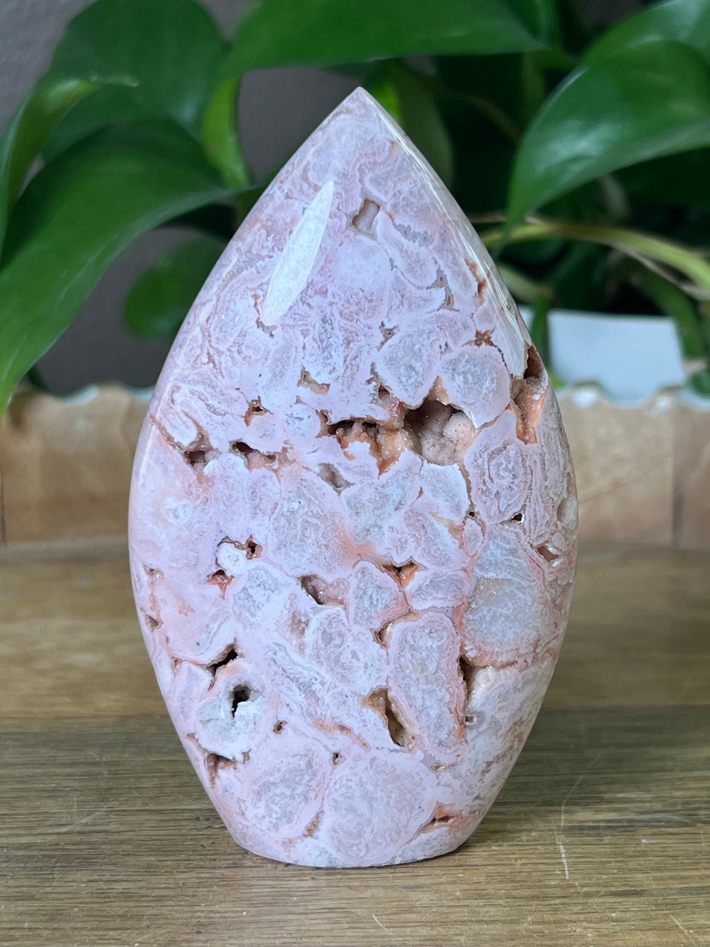 Pink Carnelian Flame