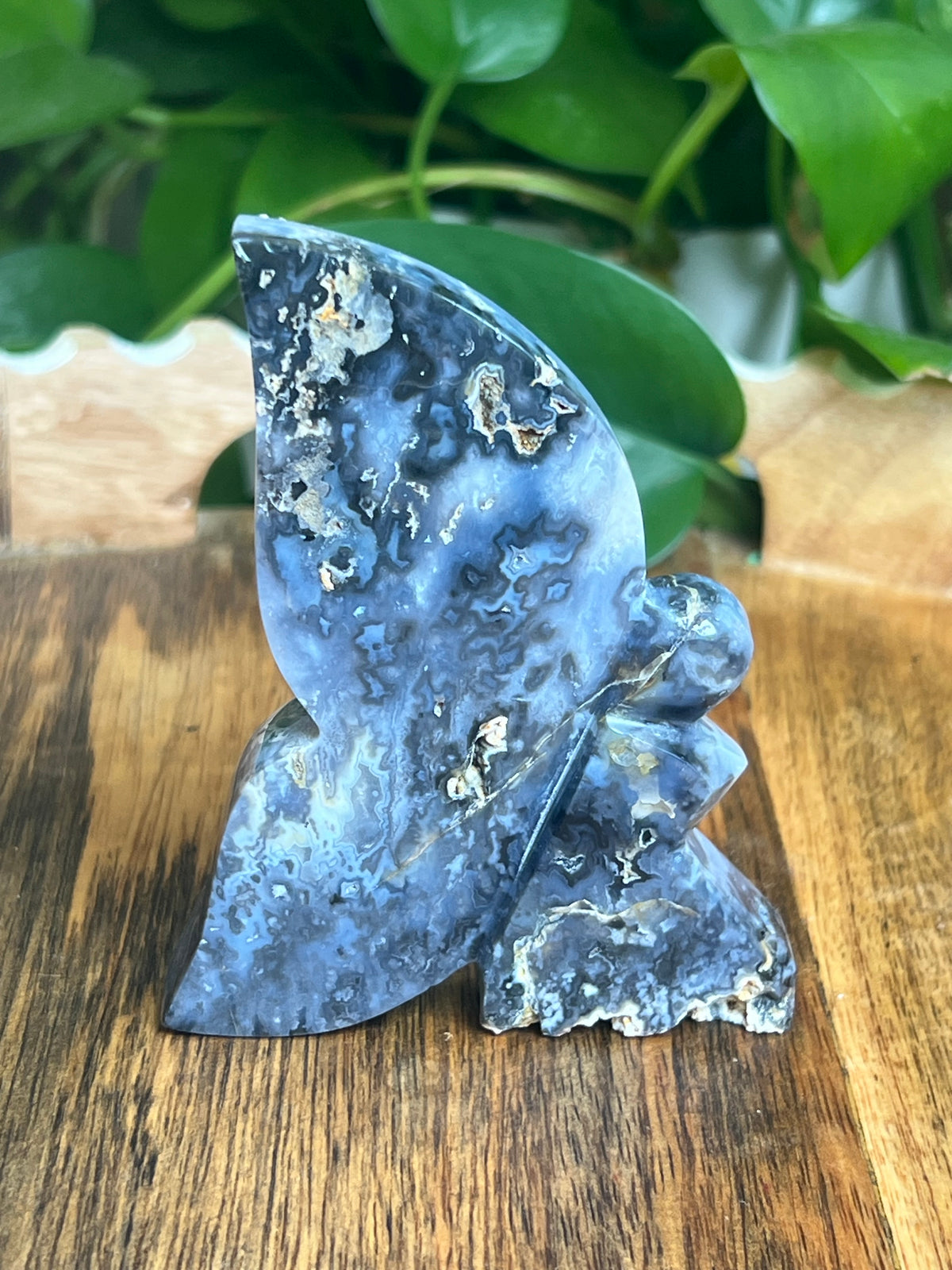 Blue Plume Agate Fairy: KK