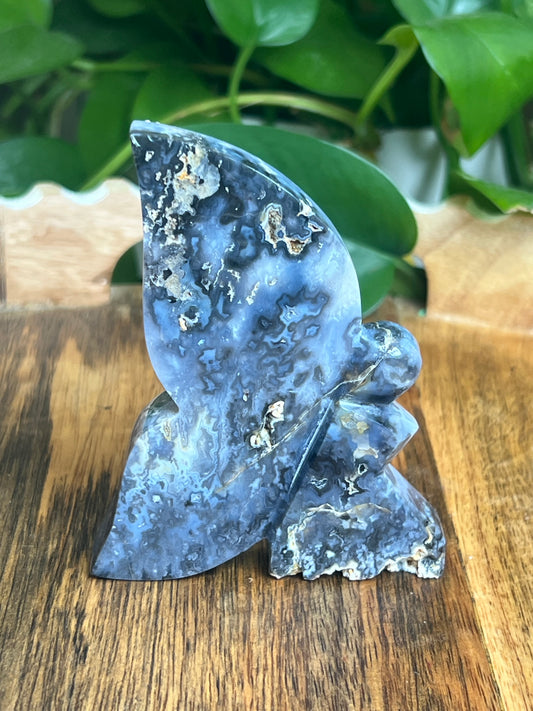 Blue Plume Agate Fairy: KK