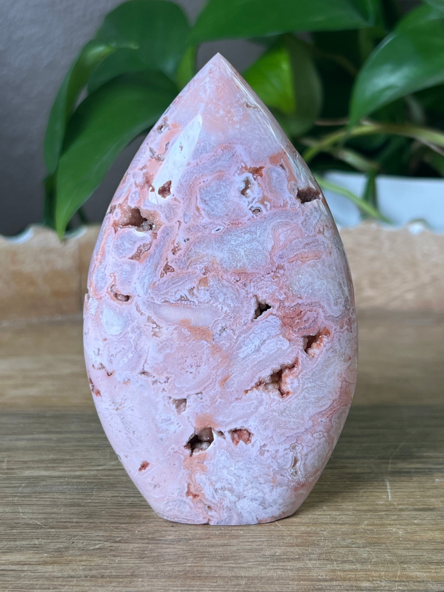 Pink Carnelian Flame