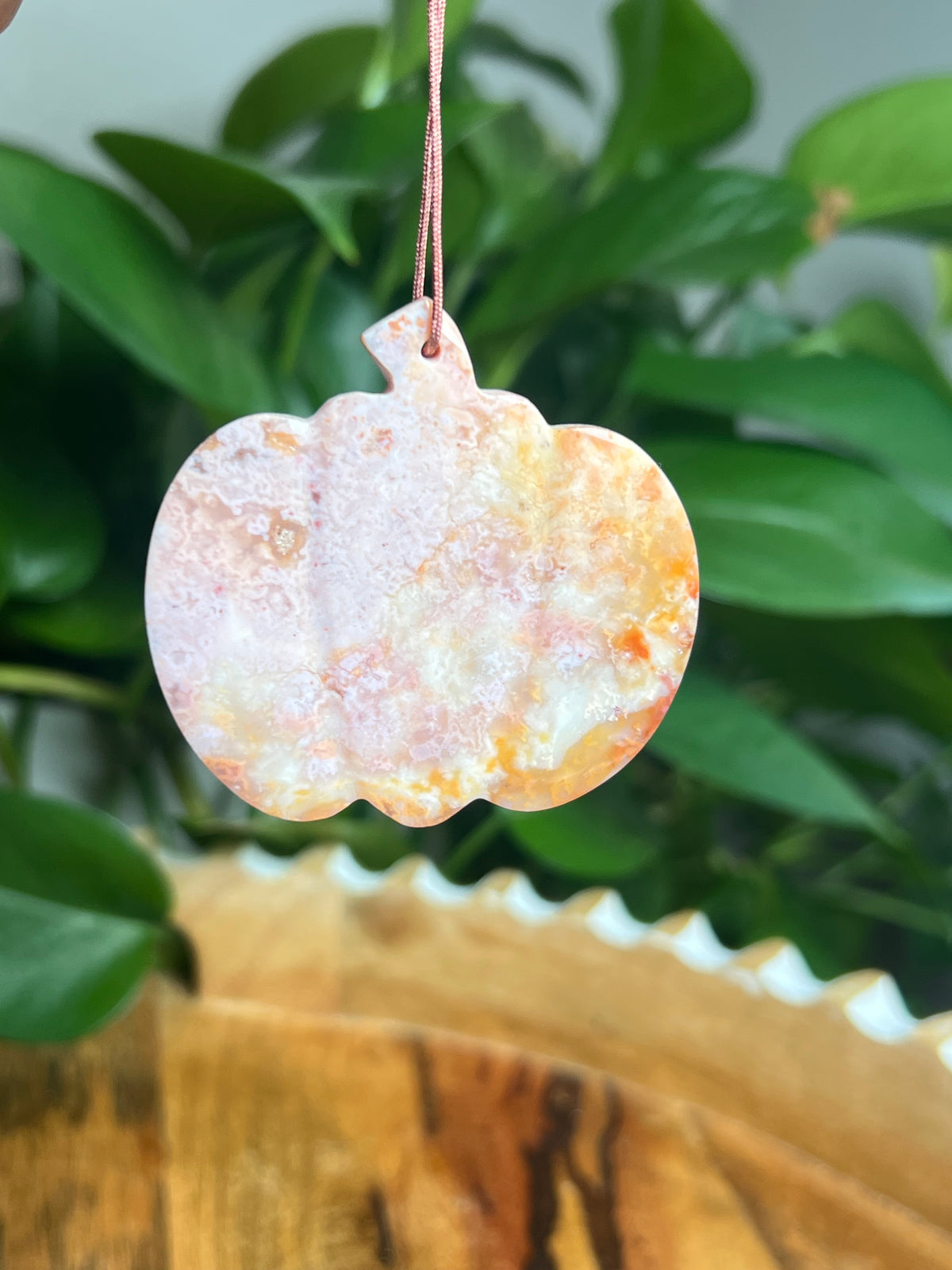 Carnelian Ornament Pumpkin: E