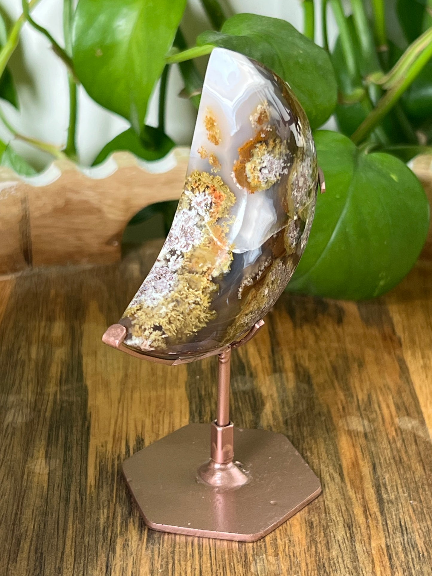 Scenic Moss Agate Moon