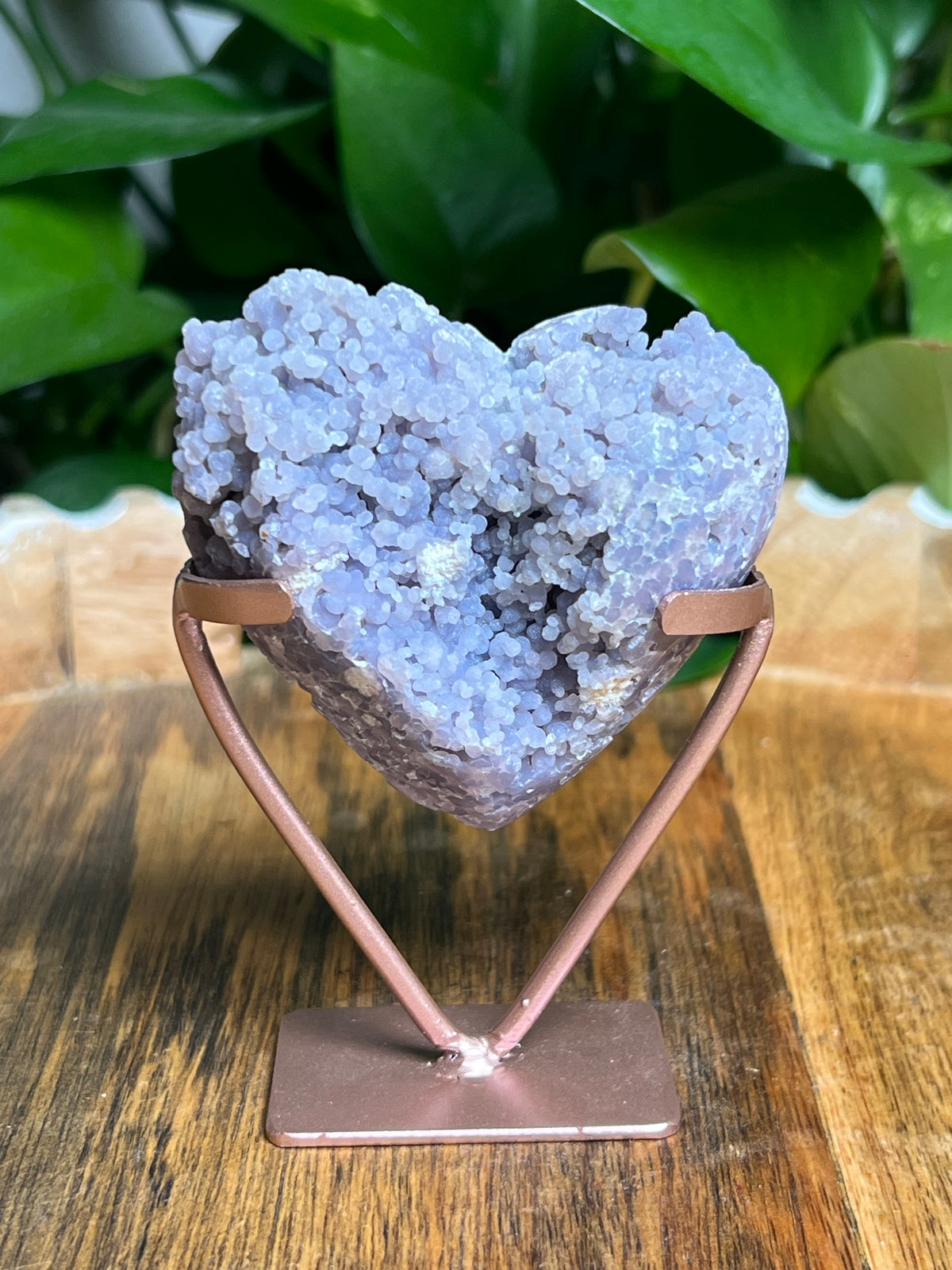 Grape Agate Heart: BL