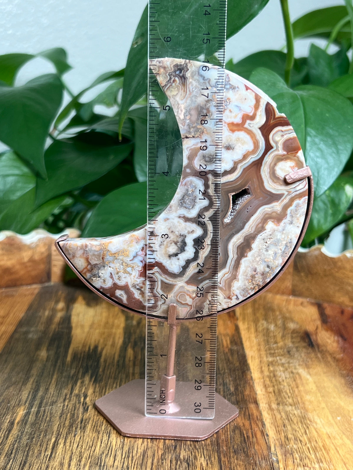 Crazy Lace Agate Moon: PB