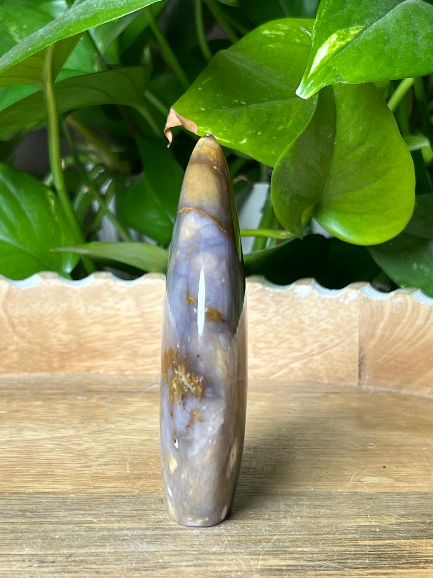 Purple Chalcedony Flame