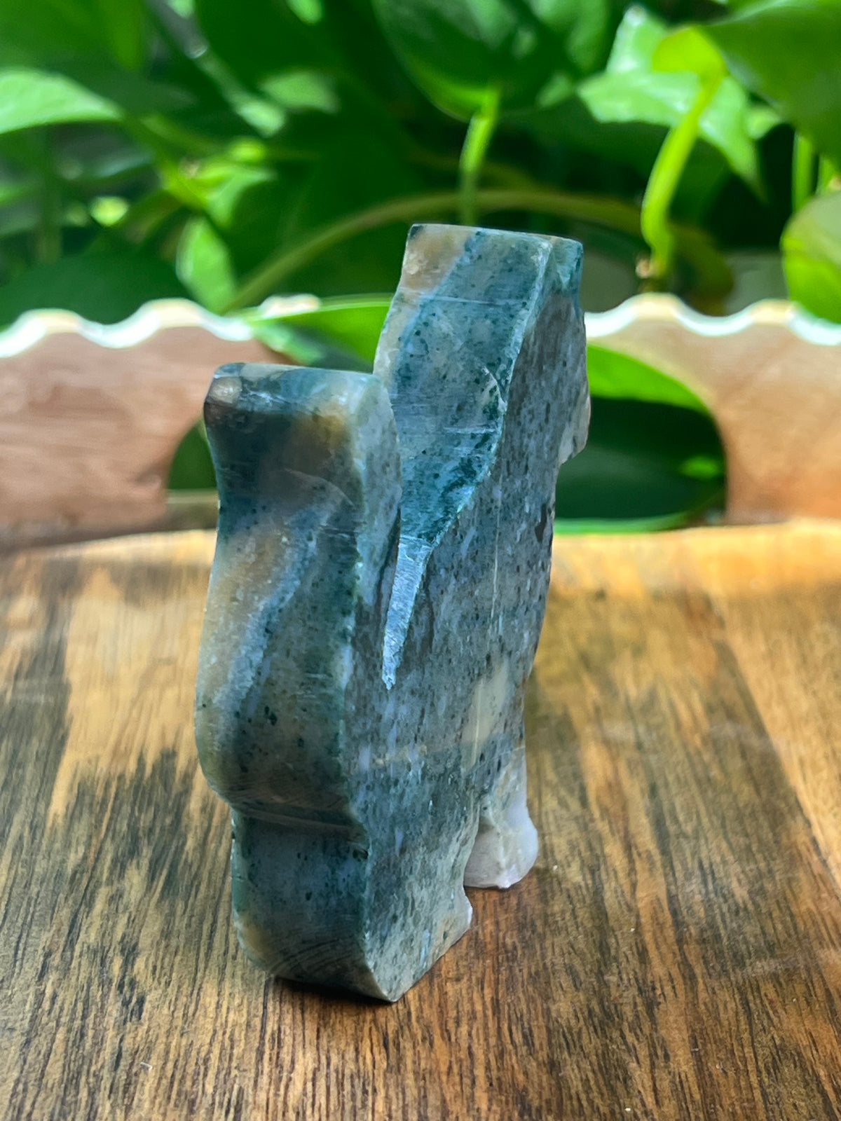 Blue Green Jasper Cat: CQ