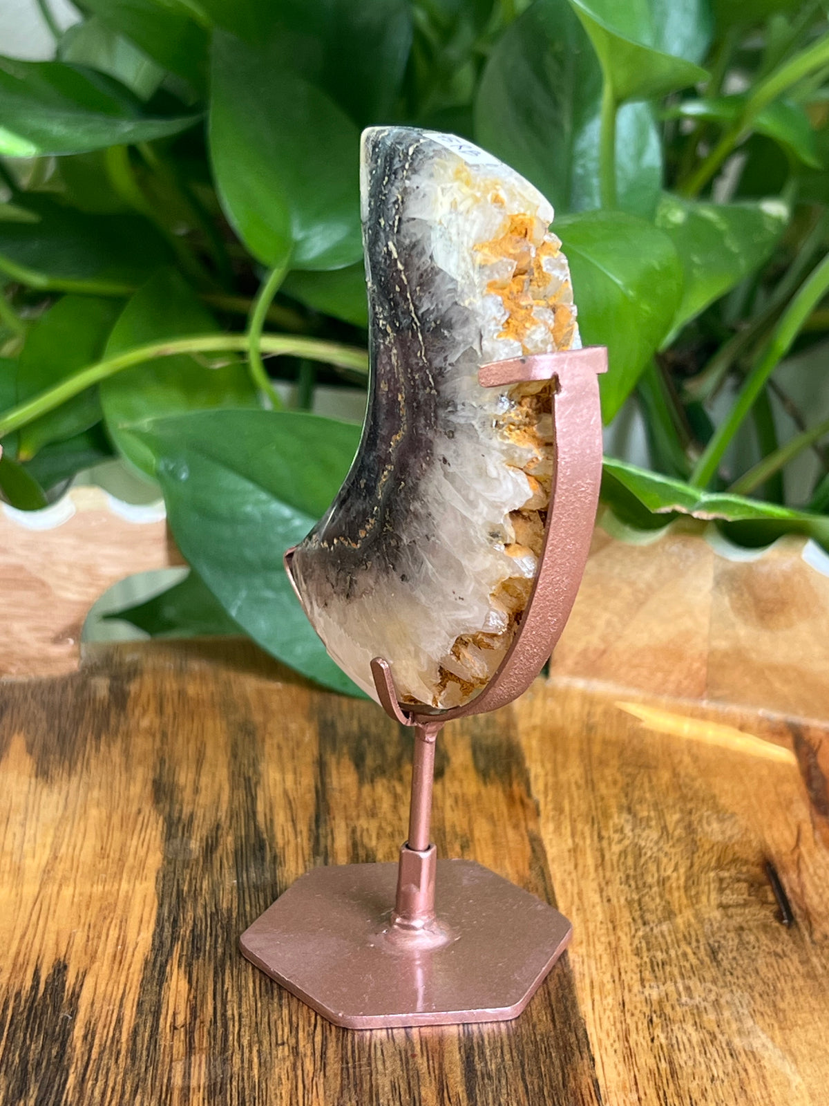 Amethyst Agate Moon: RB