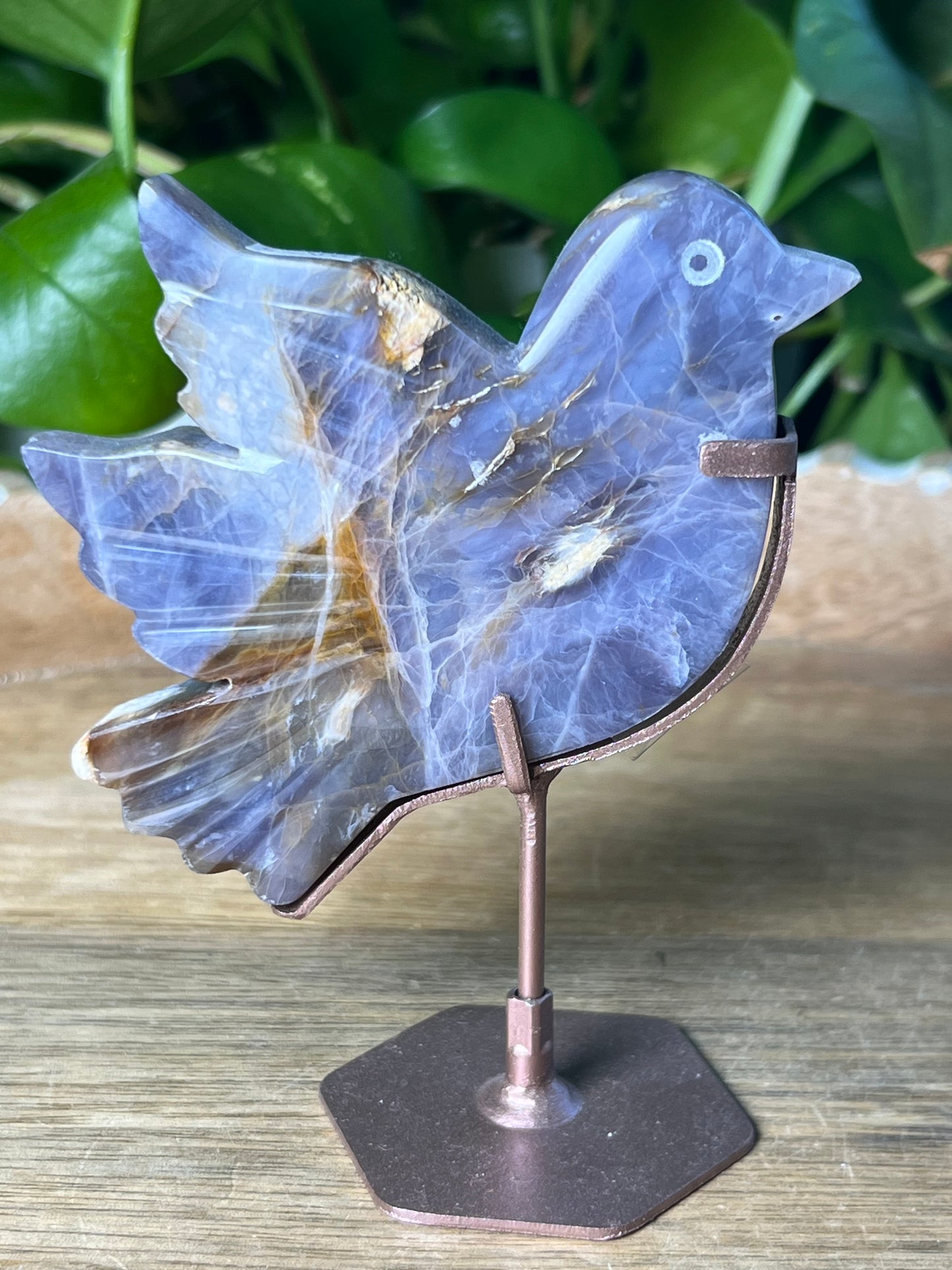 Purple Chalcedony Bird