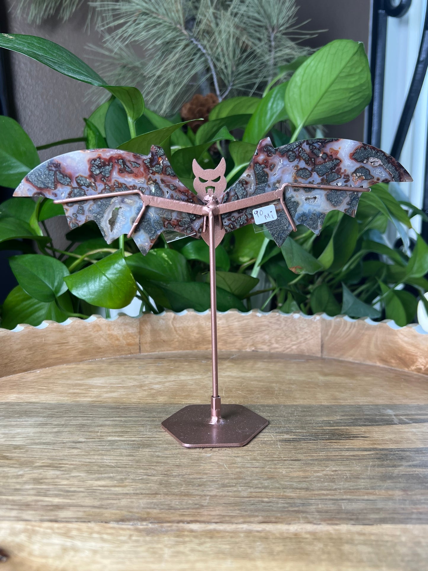 Marcasite Bat Wings