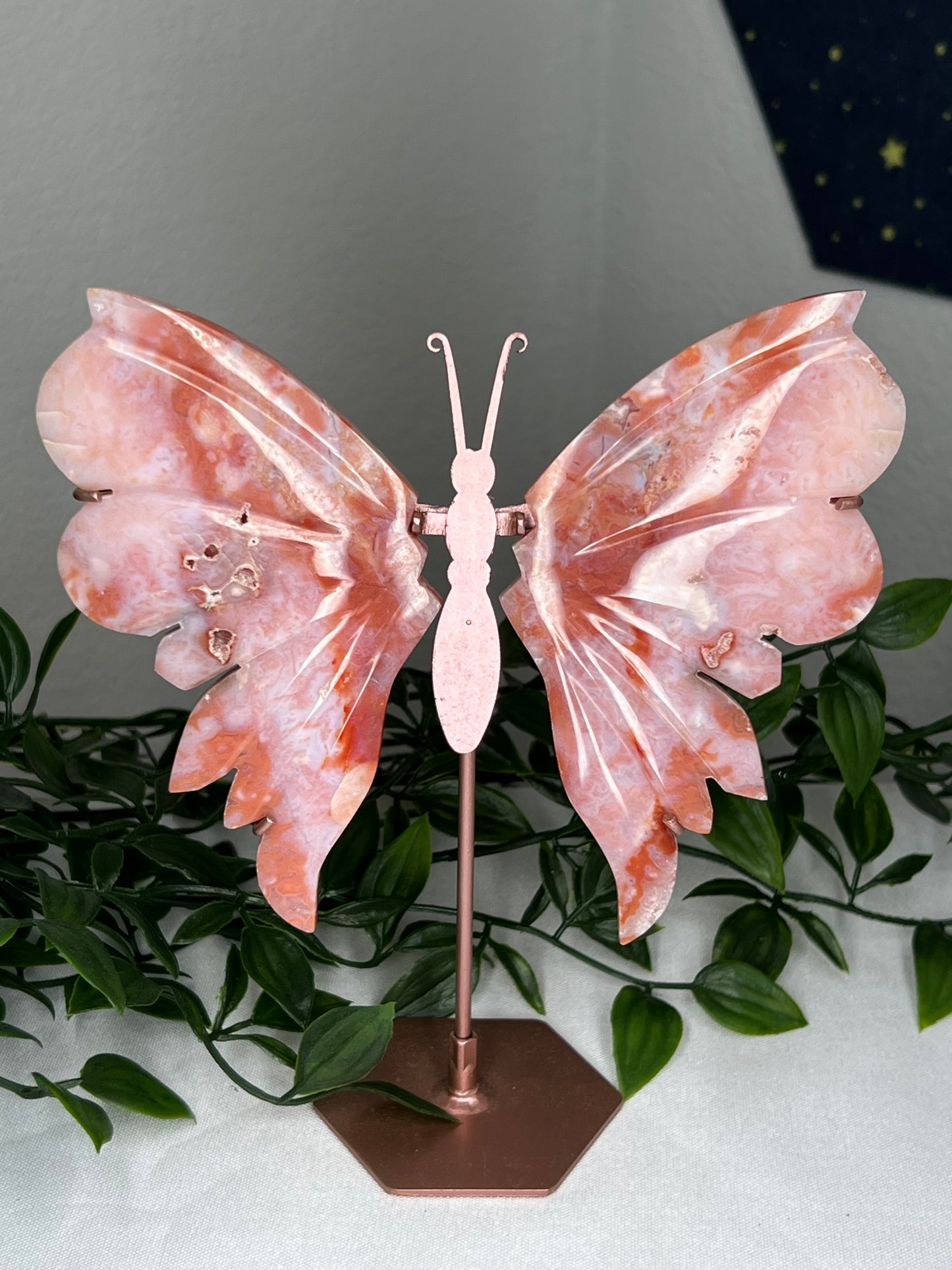 Pink Carnelian Wings