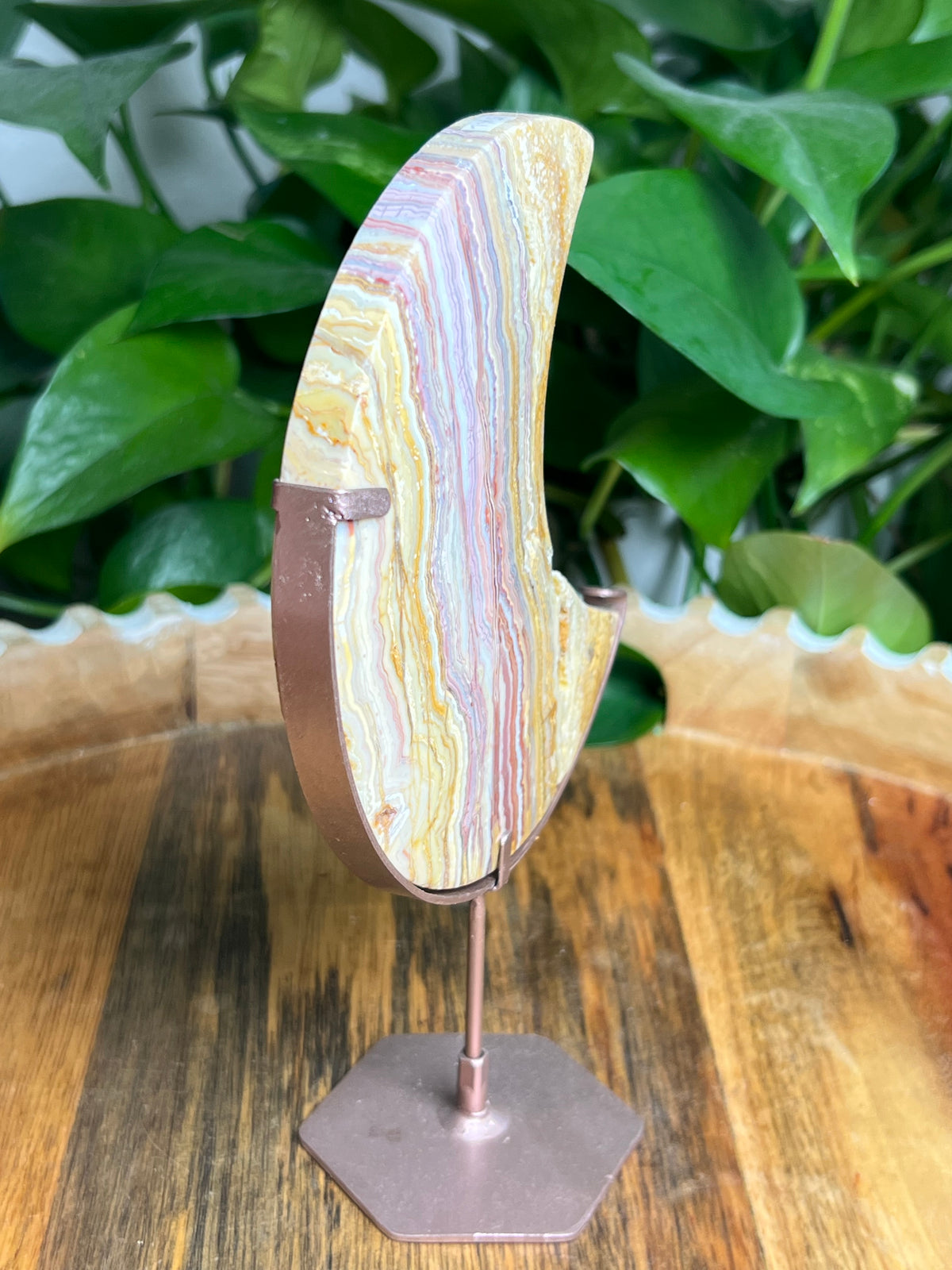 Crazy Lace Agate Moon: KL