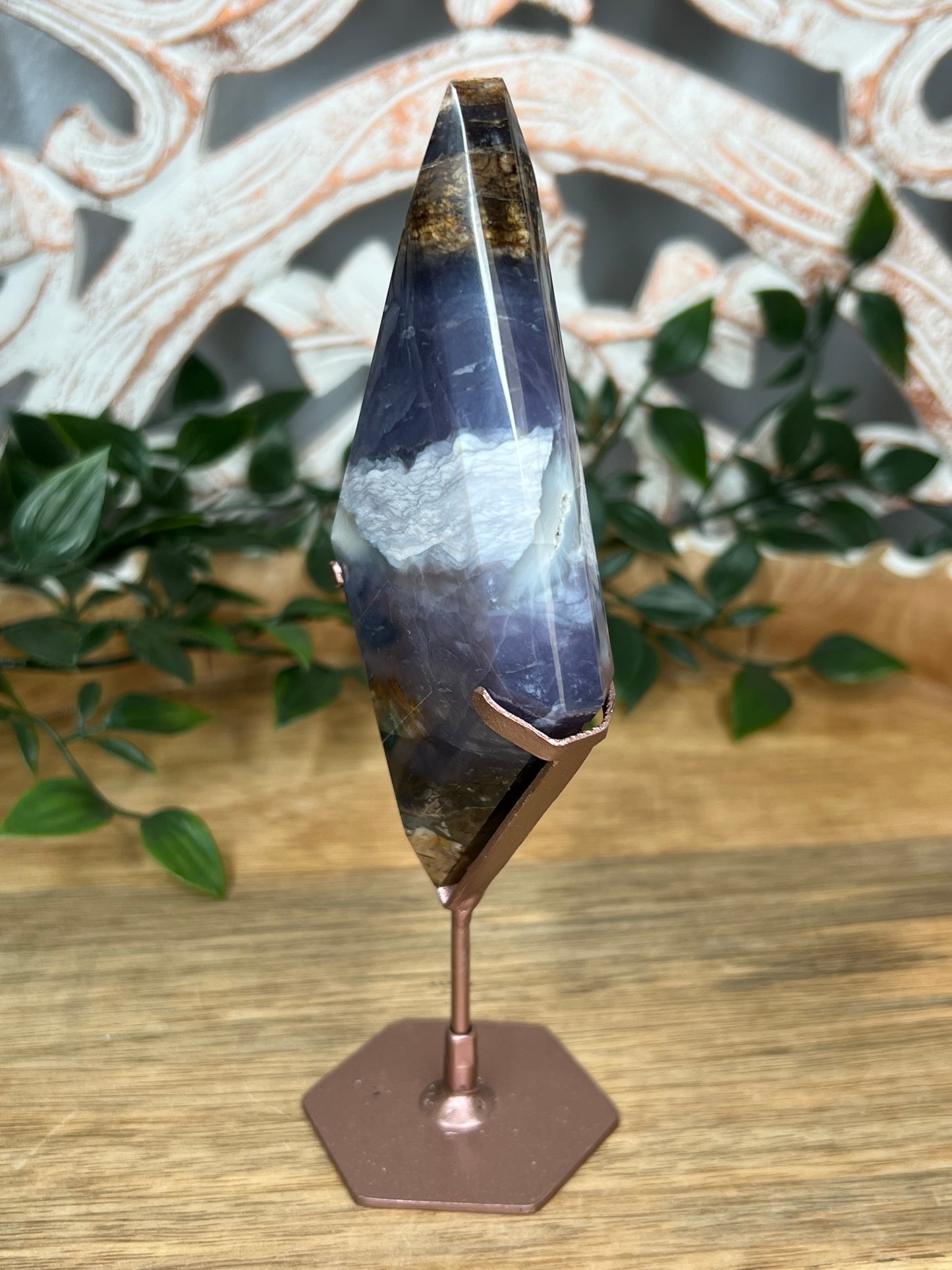 Purple Chalcedony Diamond