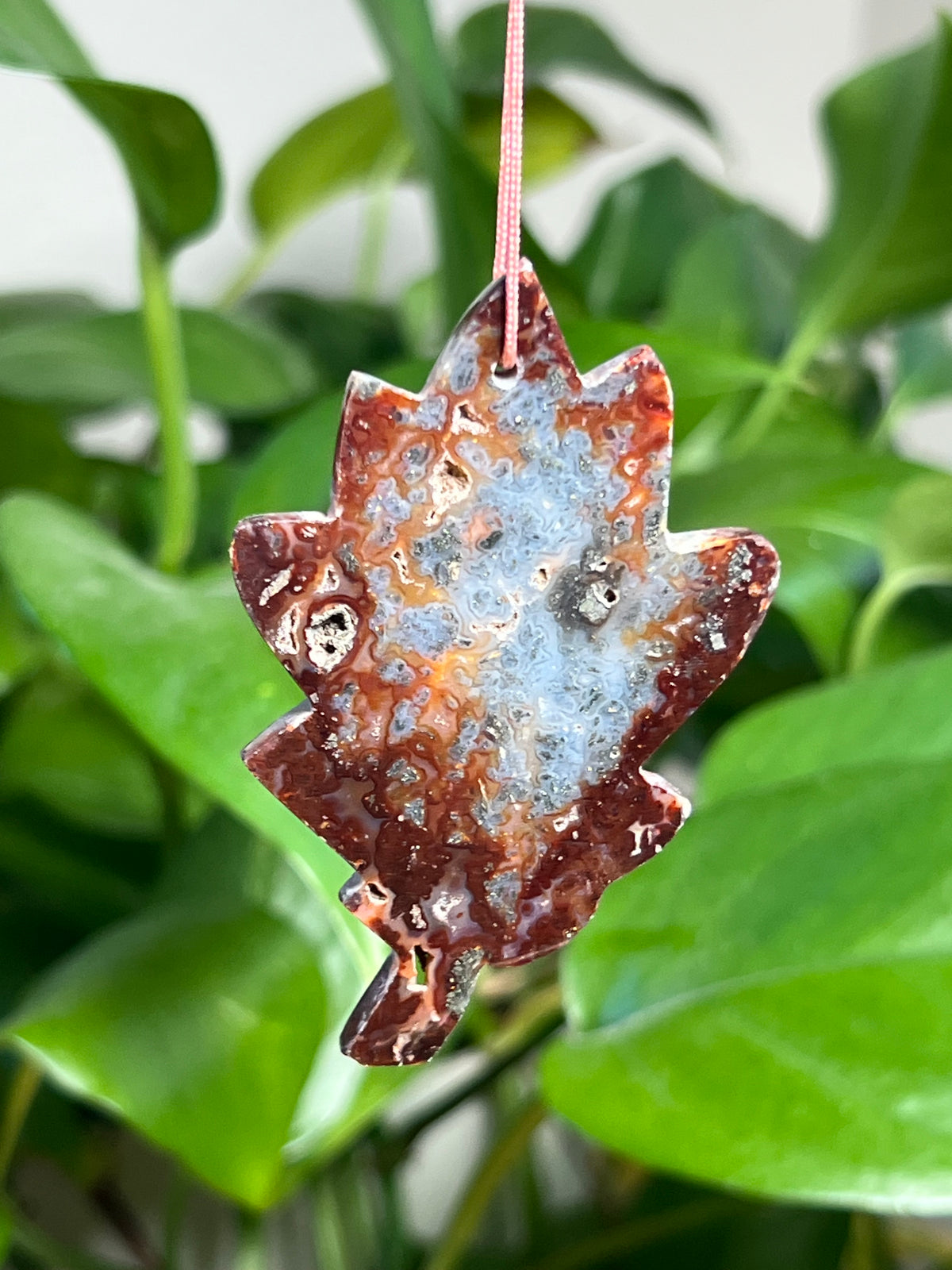 Marcasite Leaf Ornaments