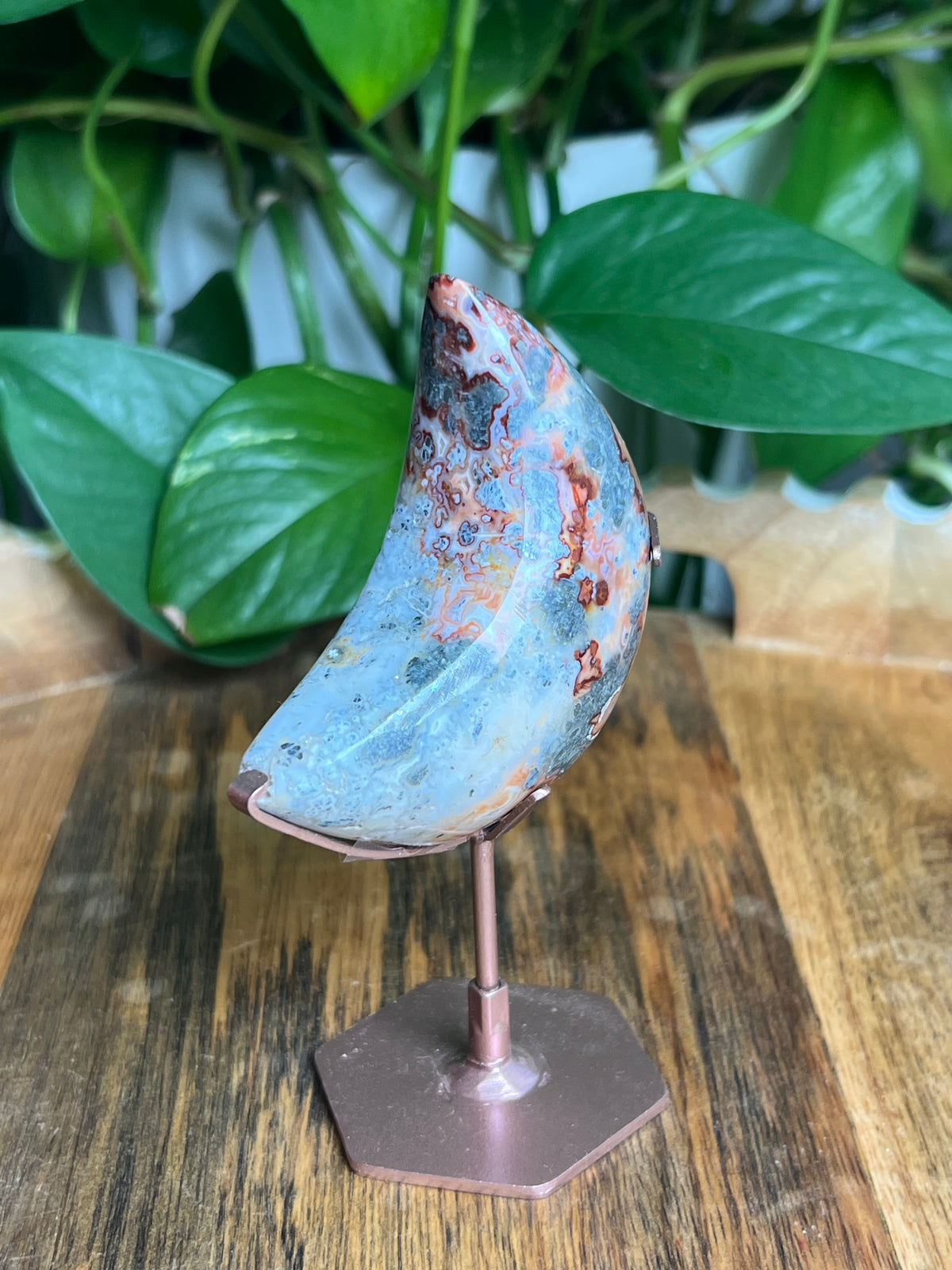 Marcasite Mini Puffy Moon: DP