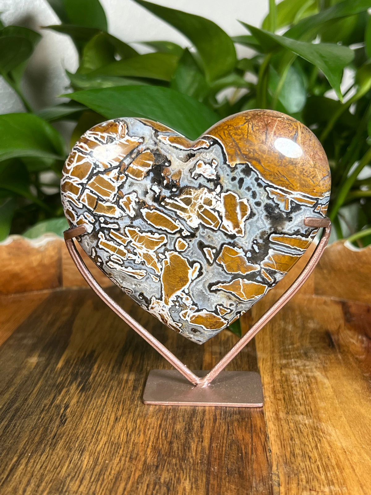 Brecciated Jasper Heart: KK
