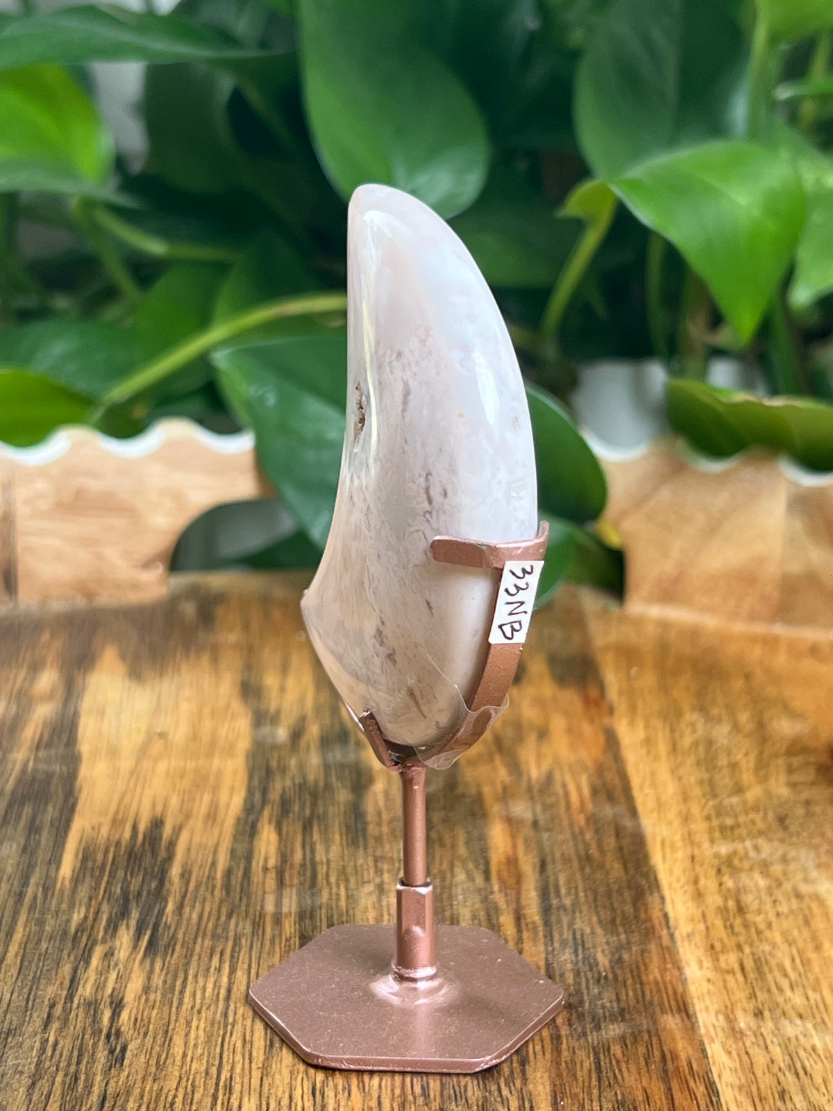 Pink Carnelian Mini Moon: NB