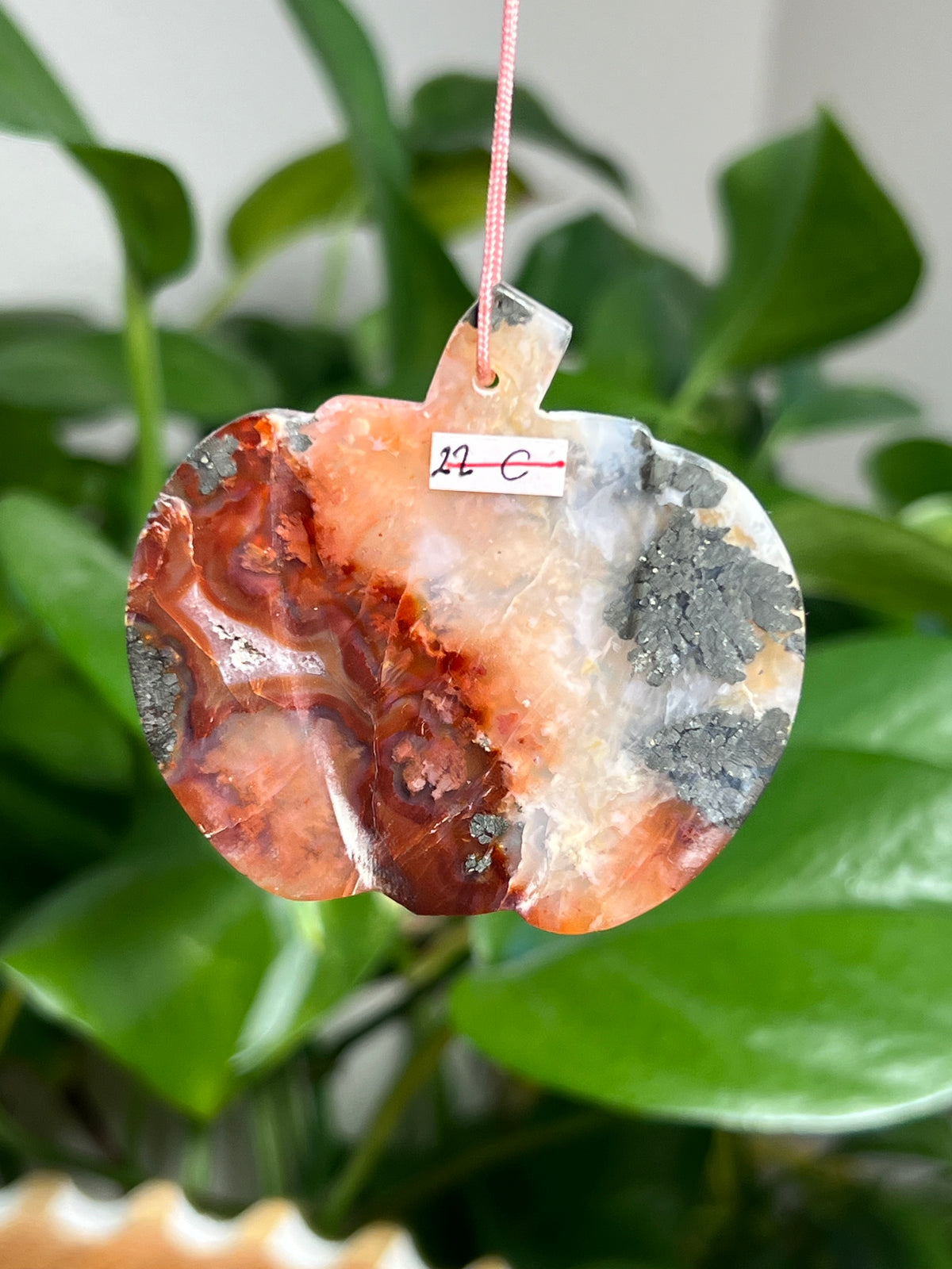 Marcasite Pumpkin Ornaments
