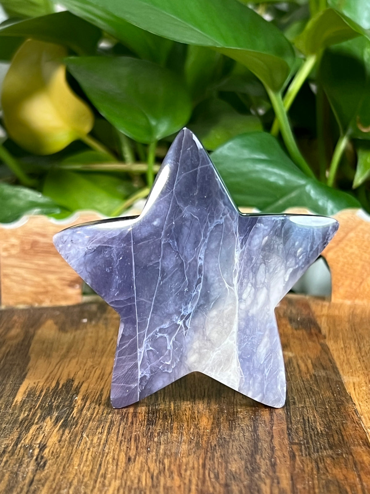 Purple Chalcedony Self Standing Stars